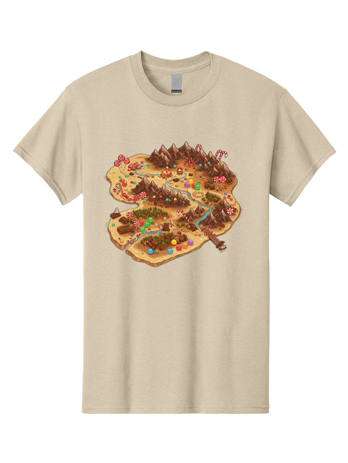 Candyland-Map Men'S Graphic Tee, 100% Cotton, Comfortable Casual Summer Wear, Machine Washable, Vintage Camera, Old Camera, Antique Camera, Black Camera, Classic Photography, Photography Equipment, Nostalgic Device, Film Camera, Camera Art Bae948 7