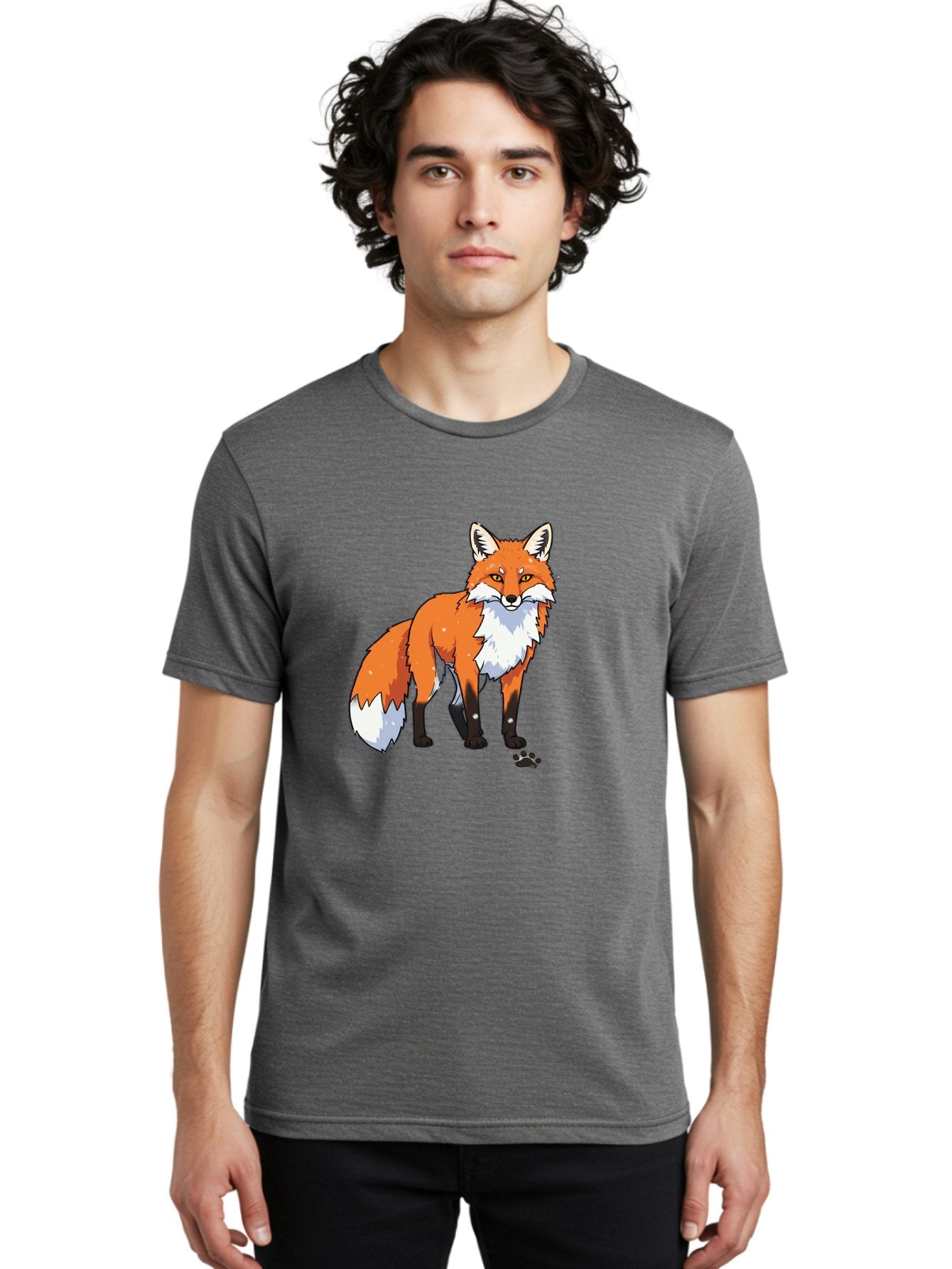 Cartoon-Fox-1 Men'S Graphic Tee, 100% Cotton, Comfortable Casual Summer Wear, Machine Washable, Vintage Camera, Old Camera, Antique Camera, Black Camera, Classic Photography, Photography Equipment, Nostalgic Device, Film Camera, Camera Art Bae950 20