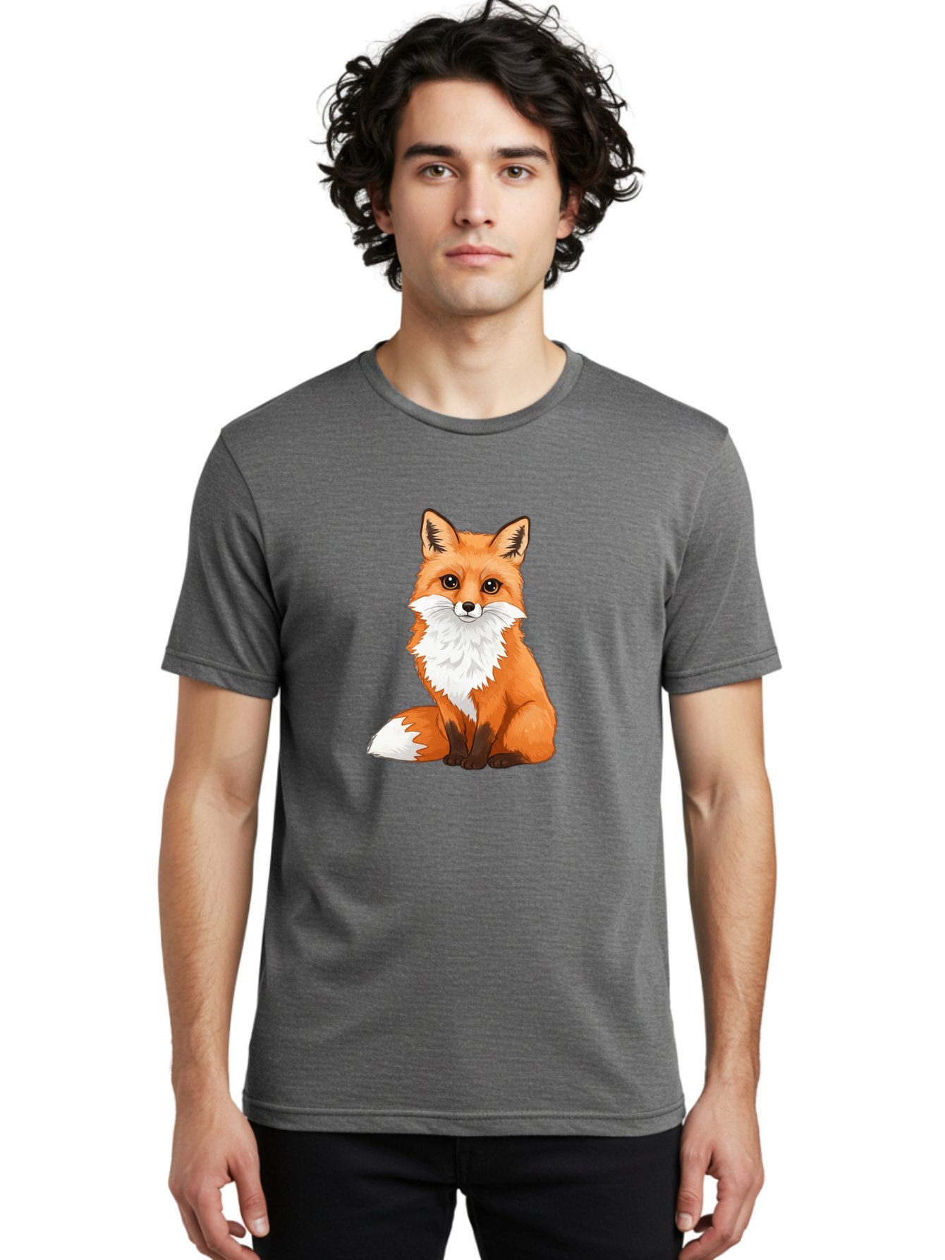 Cartoon-Fox-4 Men'S Graphic Tee, 100% Cotton, Comfortable Casual Summer Wear, Machine Washable, Vintage Camera, Old Camera, Antique Camera, Black Camera, Classic Photography, Photography Equipment, Nostalgic Device, Film Camera, Camera Art Bae953 17