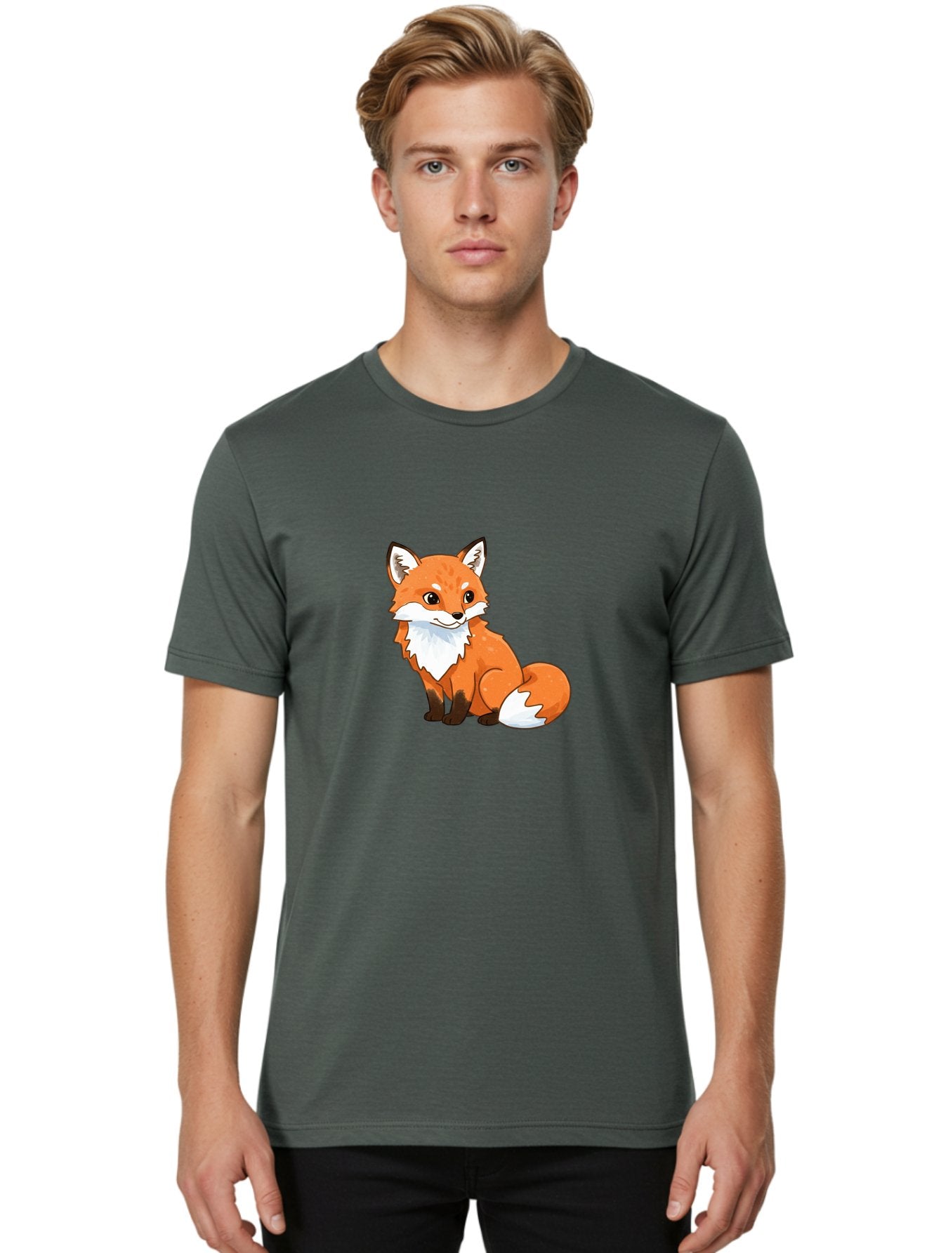 Cartoon-Fox Men'S Graphic Tee, 100% Cotton, Comfortable Casual Summer Wear, Machine Washable, Vintage Camera, Old Camera, Antique Camera, Black Camera, Classic Photography, Photography Equipment, Nostalgic Device, Film Camera, Camera Art Bae954 21