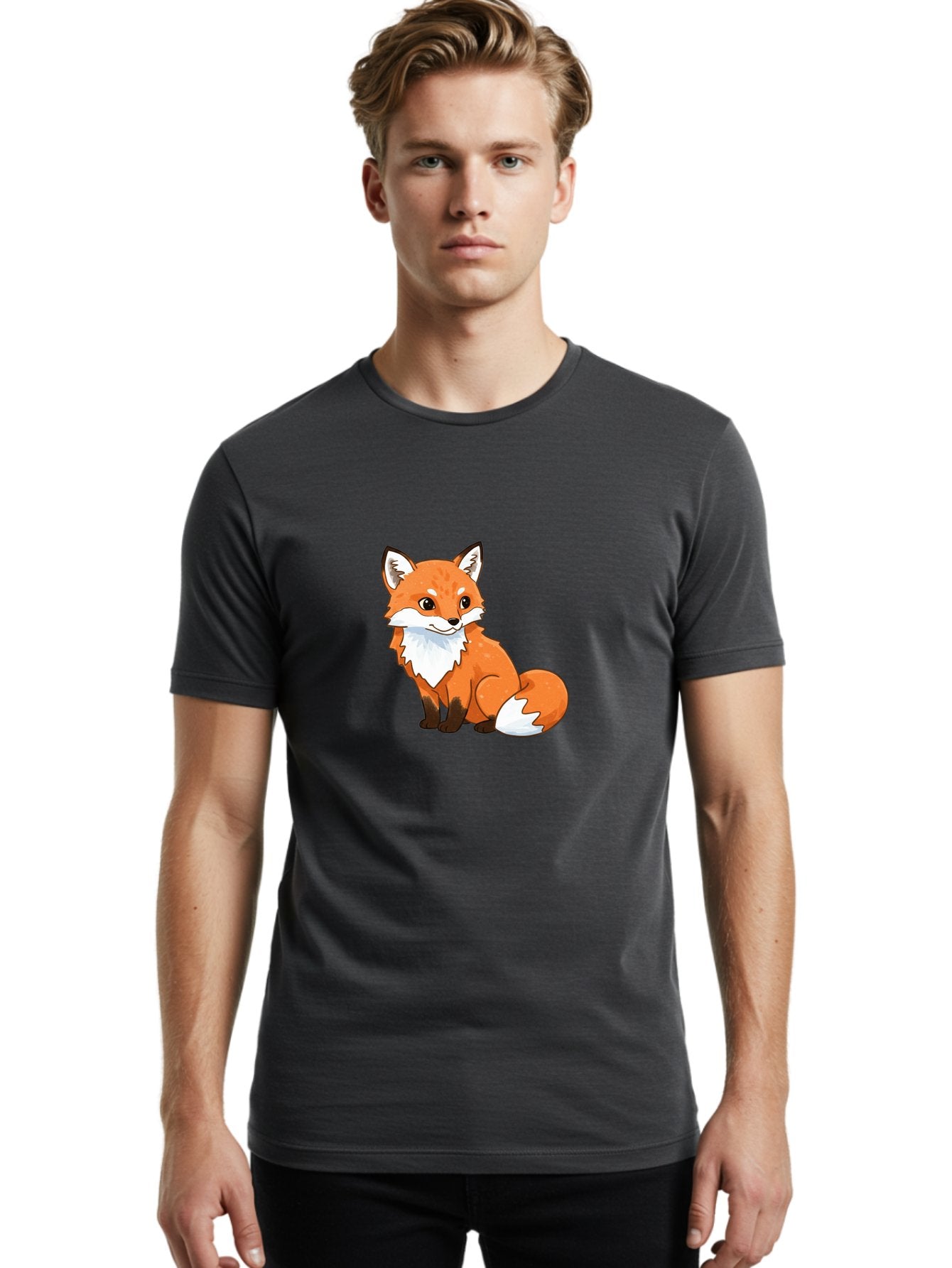 Cartoon-Fox Men'S Graphic Tee, 100% Cotton, Comfortable Casual Summer Wear, Machine Washable, Vintage Camera, Old Camera, Antique Camera, Black Camera, Classic Photography, Photography Equipment, Nostalgic Device, Film Camera, Camera Art Bae954 20