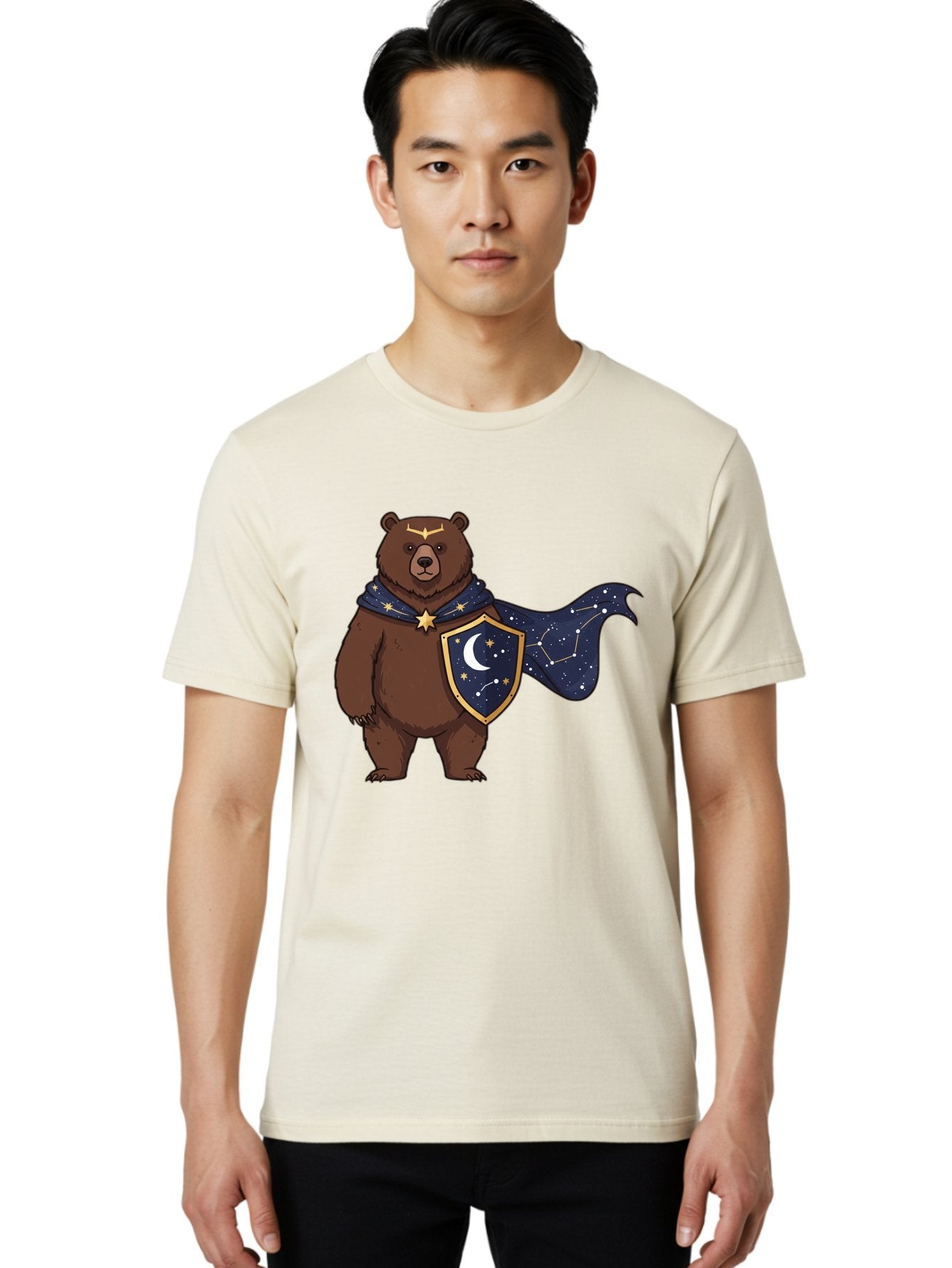 Celestial-Bear Men'S Graphic Tee, 100% Cotton, Comfortable Casual Summer Wear, Machine Washable, Vintage Camera, Old Camera, Antique Camera, Black Camera, Classic Photography, Photography Equipment, Nostalgic Device, Film Camera, Camera Art Bae955 24