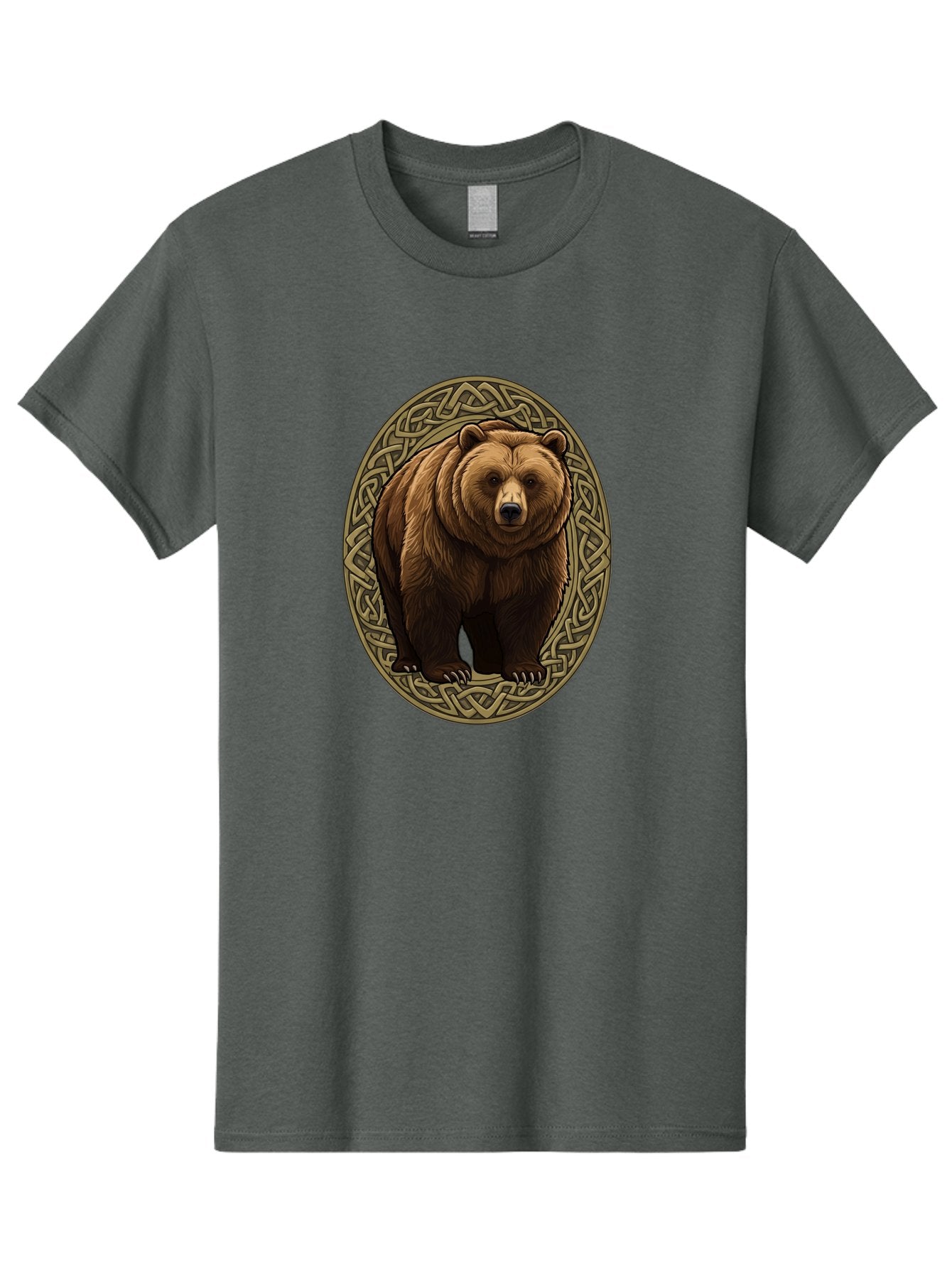 Celtic-Bear-Emblem Men'S Graphic Tee, 100% Cotton, Comfortable Casual Summer Wear, Machine Washable, Vintage Camera, Old Camera, Antique Camera, Black Camera, Classic Photography, Photography Equipment, Nostalgic Device, Film Camera, Bae956 5