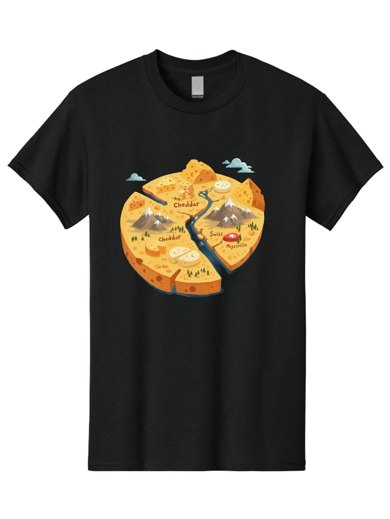 Cheese-Map Men'S Graphic Tee, 100% Cotton, Comfortable Casual Summer Wear, Machine Washable, Vintage Camera, Old Camera, Antique Camera, Black Camera, Classic Photography, Photography Equipment, Nostalgic Device, Film Camera, Camera Art Bae959