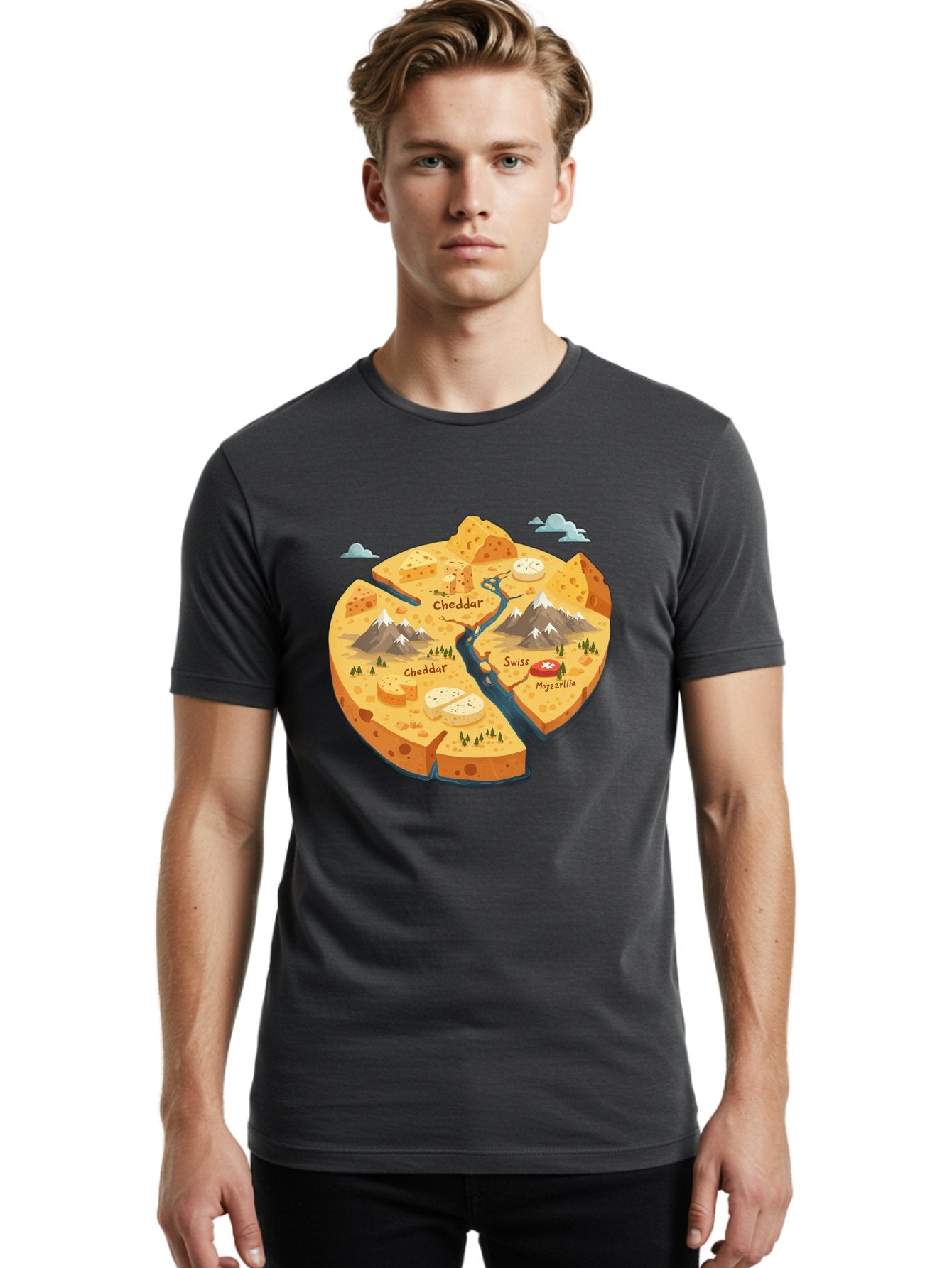 Cheese-Map Men'S Graphic Tee, 100% Cotton, Comfortable Casual Summer Wear, Machine Washable, Vintage Camera, Old Camera, Antique Camera, Black Camera, Classic Photography, Photography Equipment, Nostalgic Device, Film Camera, Camera Art Bae959 28