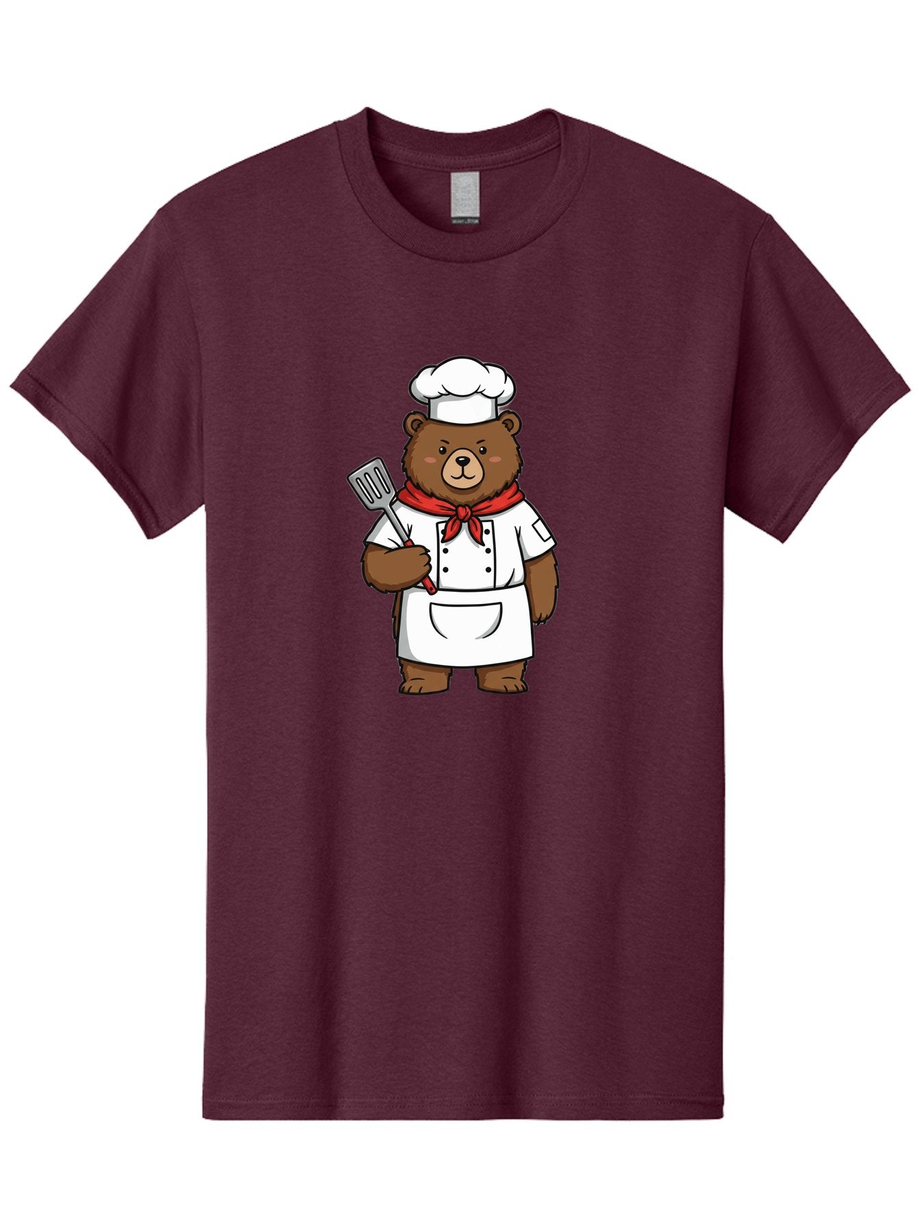 Chef-Bear-1 Men'S Graphic Tee, 100% Cotton, Comfortable Casual Summer Wear, Machine Washable, Vintage Camera, Old Camera, Antique Camera, Black Camera, Classic Photography, Photography Equipment, Nostalgic Device, Film Camera, Camera Art Bae960 4