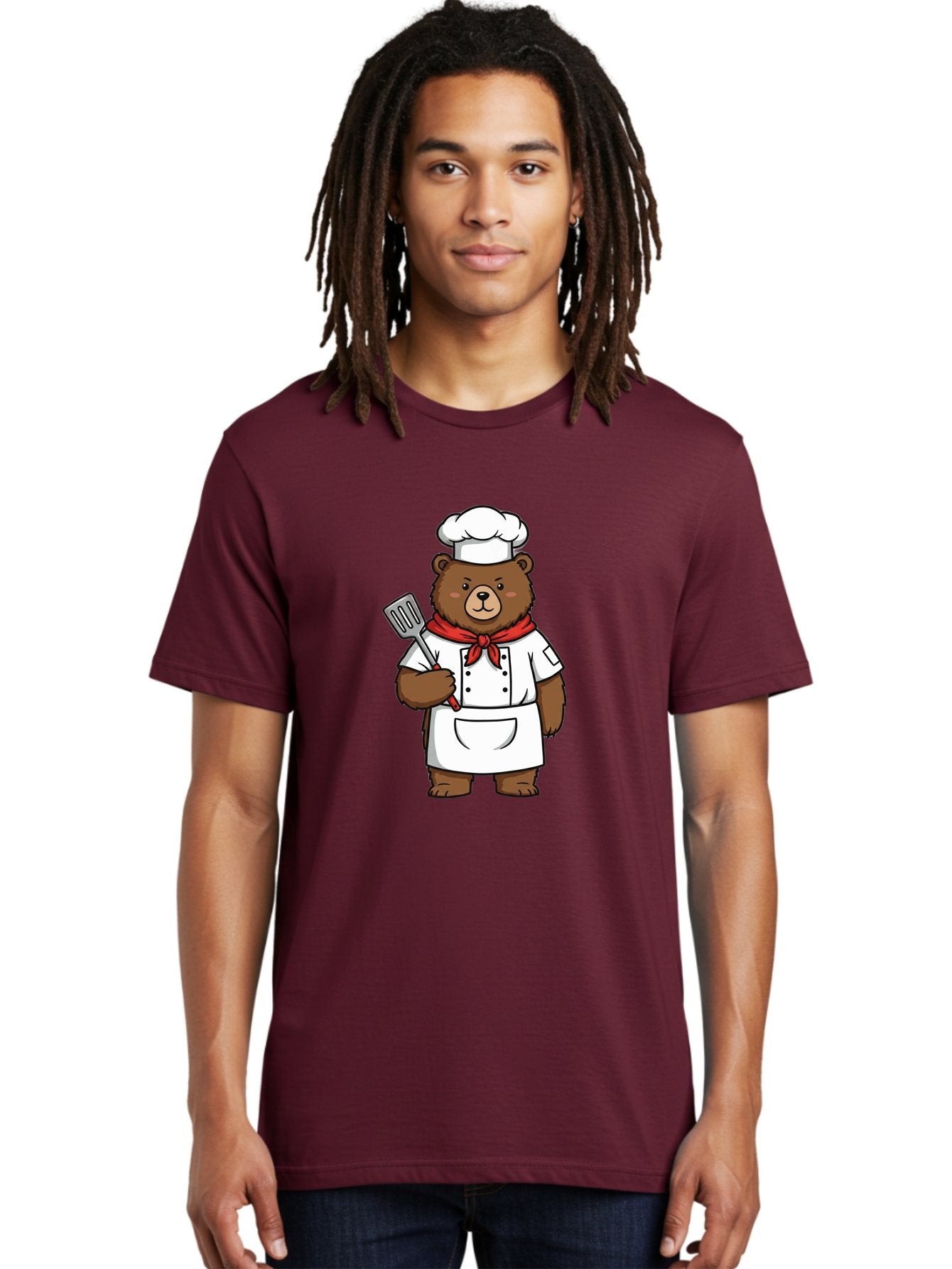 Chef-Bear-1 Men'S Graphic Tee, 100% Cotton, Comfortable Casual Summer Wear, Machine Washable, Vintage Camera, Old Camera, Antique Camera, Black Camera, Classic Photography, Photography Equipment, Nostalgic Device, Film Camera, Camera Art Bae960 18