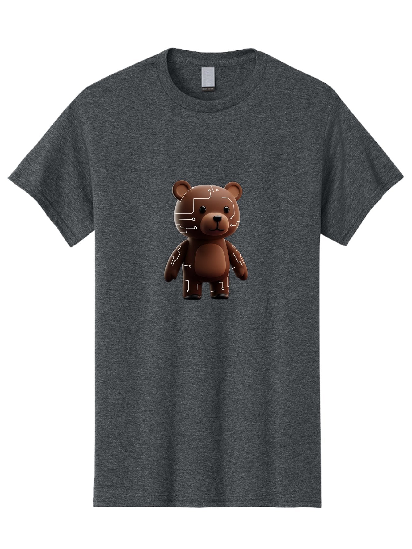 Circuit-Bear-1 Men'S Graphic Tee, 100% Cotton, Comfortable Casual Summer Wear, Machine Washable, Vintage Camera, Old Camera, Antique Camera, Black Camera, Classic Photography, Photography Equipment, Nostalgic Device, Film Camera, Camera Art Bae965 6