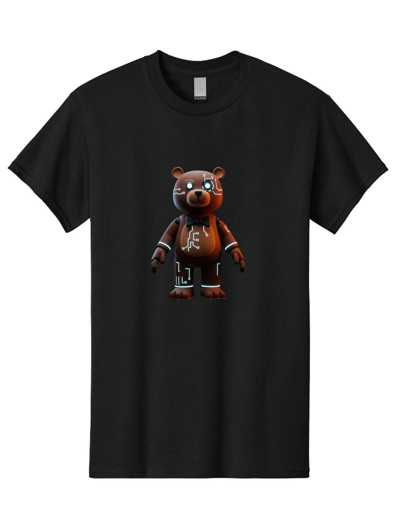 Circuit-Bear-2 Men'S Graphic Tee, 100% Cotton, Comfortable Casual Summer Wear, Machine Washable, Vintage Camera, Old Camera, Antique Camera, Black Camera, Classic Photography, Photography Equipment, Nostalgic Device, Film Camera, Camera Art Bae966 8