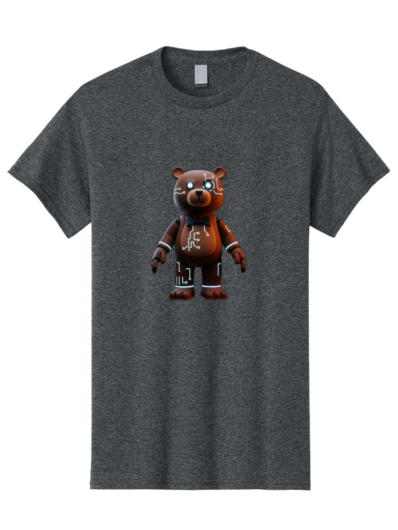 Circuit-Bear-2 Men'S Graphic Tee, 100% Cotton, Comfortable Casual Summer Wear, Machine Washable, Vintage Camera, Old Camera, Antique Camera, Black Camera, Classic Photography, Photography Equipment, Nostalgic Device, Film Camera, Camera Art Bae966 15
