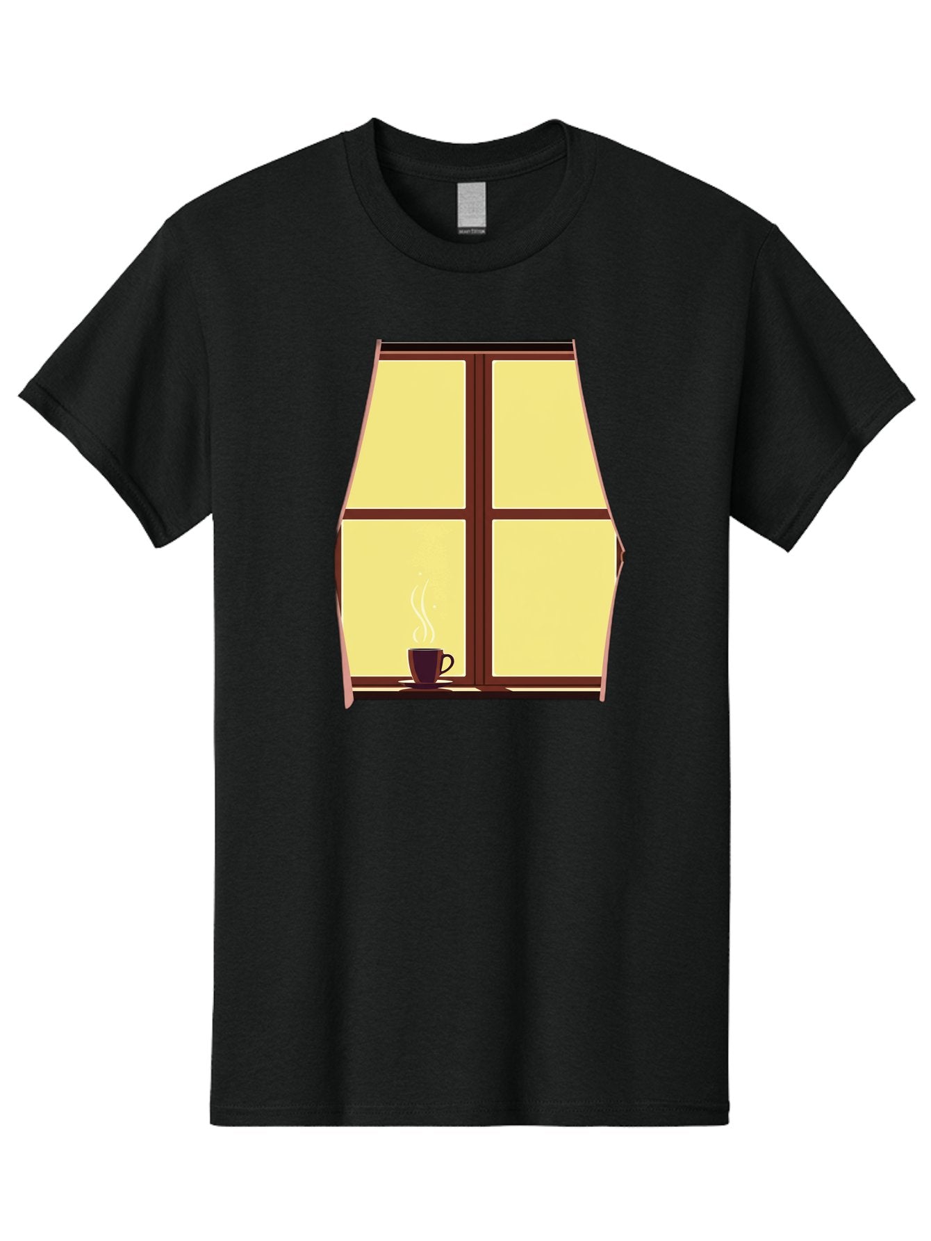 Coffee-By-Window Men'S Graphic Tee, 100% Cotton, Comfortable Casual Summer Wear, Machine Washable, Vintage Camera, Old Camera, Antique Camera, Black Camera, Classic Photography, Photography Equipment, Nostalgic Device, Film Camera, Camera Art Bae975 8