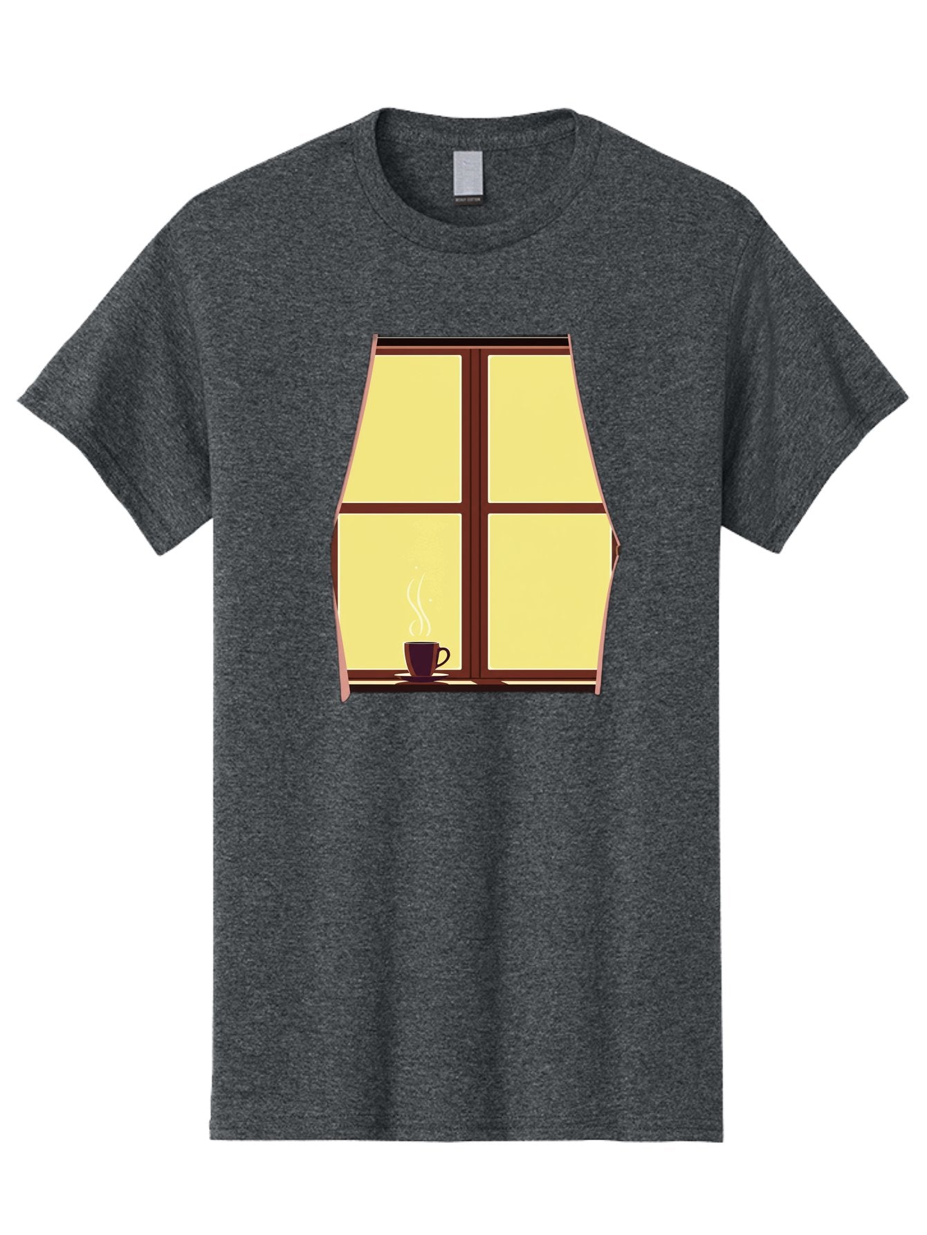 Coffee-By-Window Men'S Graphic Tee, 100% Cotton, Comfortable Casual Summer Wear, Machine Washable, Vintage Camera, Old Camera, Antique Camera, Black Camera, Classic Photography, Photography Equipment, Nostalgic Device, Film Camera, Camera Art Bae975 4