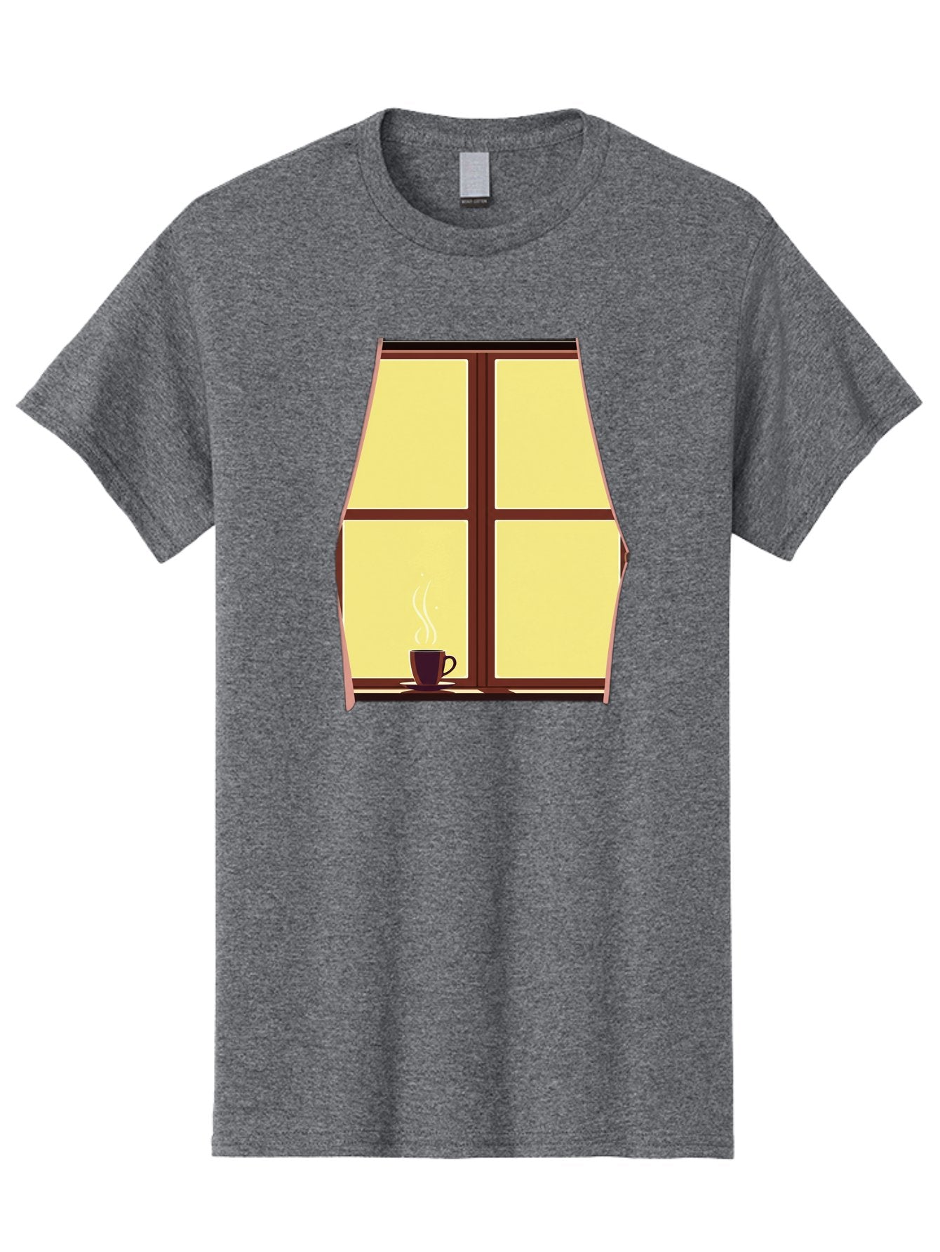 Coffee-By-Window Men'S Graphic Tee, 100% Cotton, Comfortable Casual Summer Wear, Machine Washable, Vintage Camera, Old Camera, Antique Camera, Black Camera, Classic Photography, Photography Equipment, Nostalgic Device, Film Camera, Camera Art Bae975