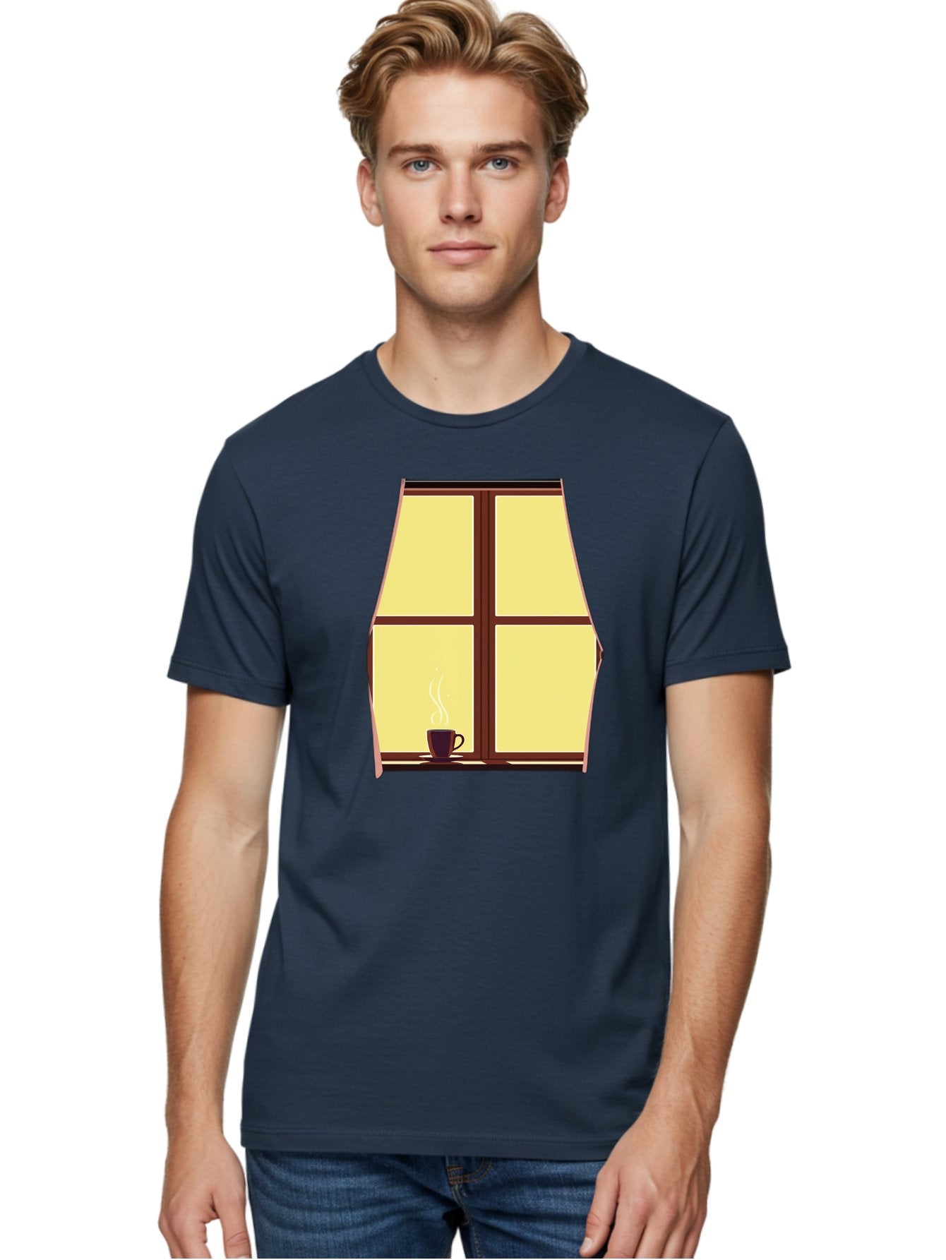 Coffee-By-Window Men'S Graphic Tee, 100% Cotton, Comfortable Casual Summer Wear, Machine Washable, Vintage Camera, Old Camera, Antique Camera, Black Camera, Classic Photography, Photography Equipment, Nostalgic Device, Film Camera, Camera Art Bae975 27