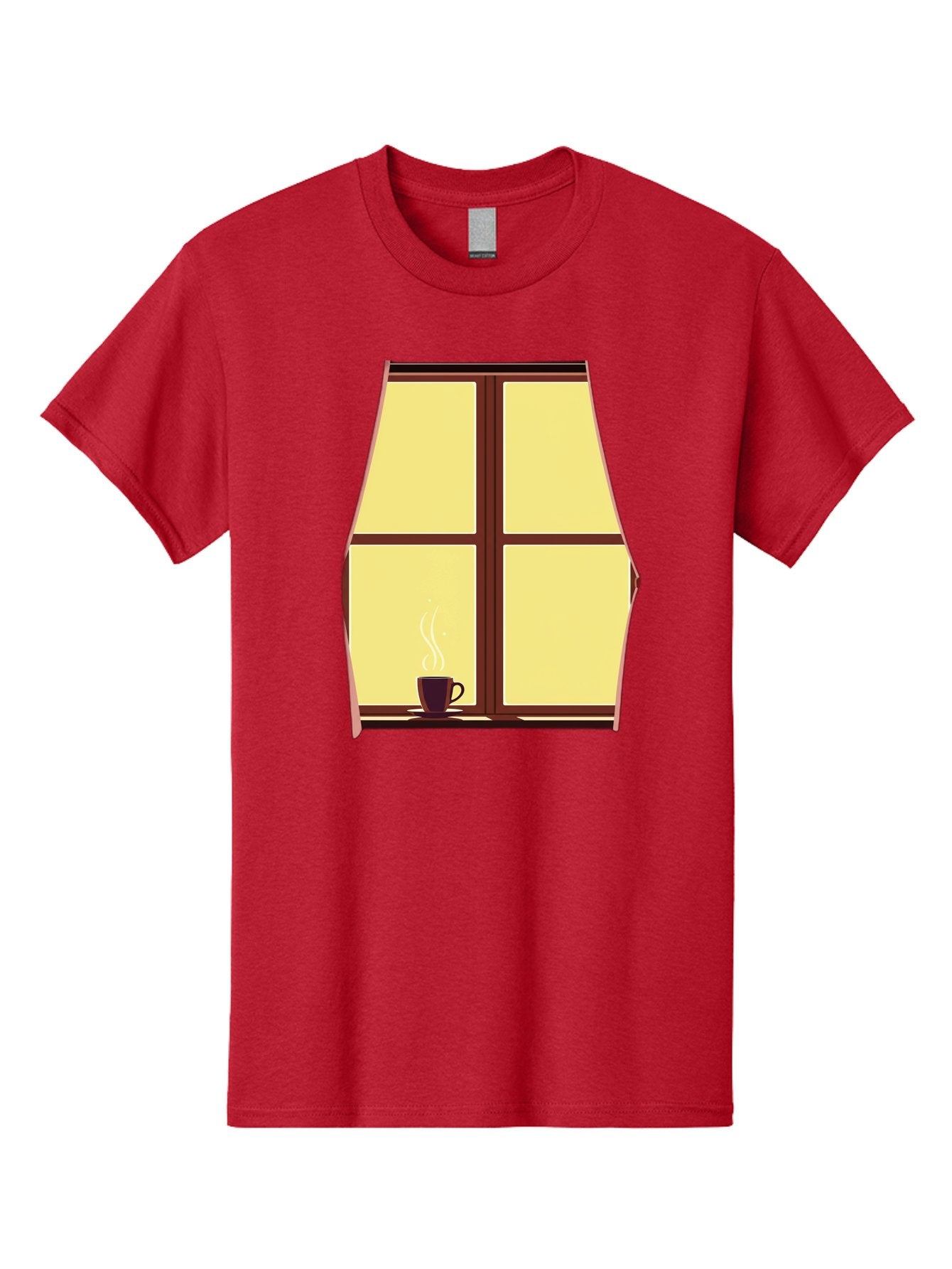 Coffee-By-Window Men'S Graphic Tee, 100% Cotton, Comfortable Casual Summer Wear, Machine Washable, Vintage Camera, Old Camera, Antique Camera, Black Camera, Classic Photography, Photography Equipment, Nostalgic Device, Film Camera, Camera Art Bae975