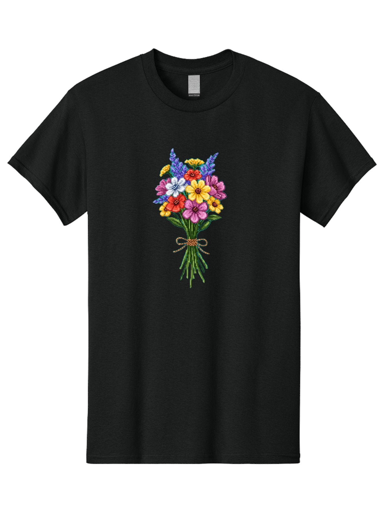 Colorful-Flower-Bouquet-1 Men'S Graphic Tee, 100% Cotton, Comfortable Casual Summer Wear, Machine Washable, Vintage Camera, Old Camera, Antique Camera, Black Camera, Classic Photography, Photography Equipment, Nostalgic Device, Film Camera, Bae977 14