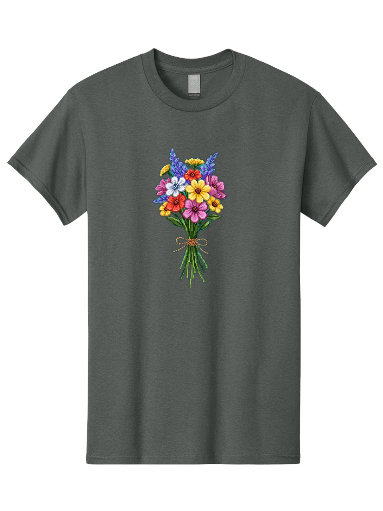 Colorful-Flower-Bouquet-1 Men'S Graphic Tee, 100% Cotton, Comfortable Casual Summer Wear, Machine Washable, Vintage Camera, Old Camera, Antique Camera, Black Camera, Classic Photography, Photography Equipment, Nostalgic Device, Film Camera, Bae977 5
