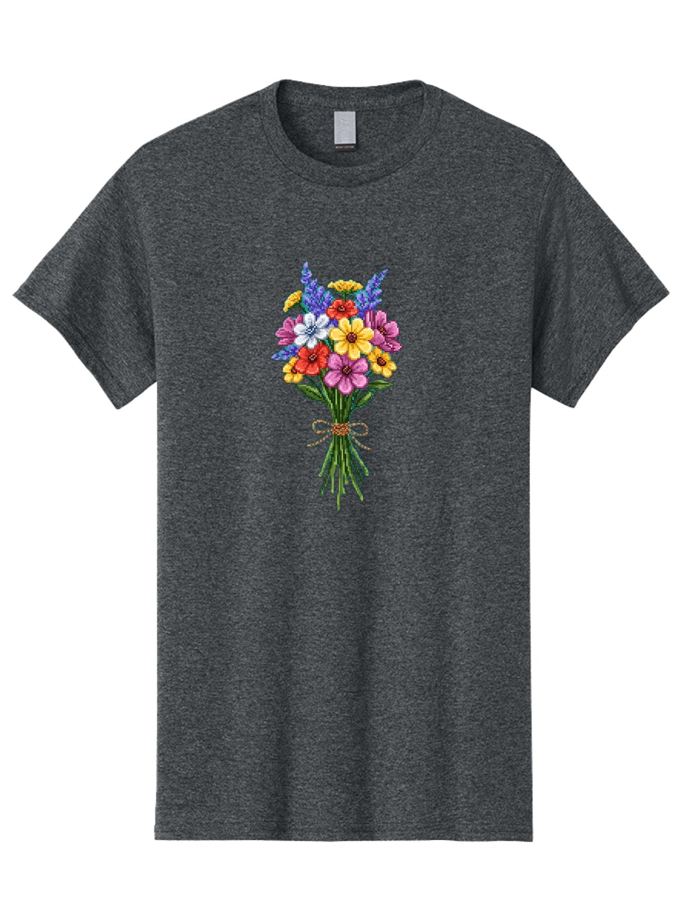 Colorful-Flower-Bouquet-1 Men'S Graphic Tee, 100% Cotton, Comfortable Casual Summer Wear, Machine Washable, Vintage Camera, Old Camera, Antique Camera, Black Camera, Classic Photography, Photography Equipment, Nostalgic Device, Film Camera, Bae977 12