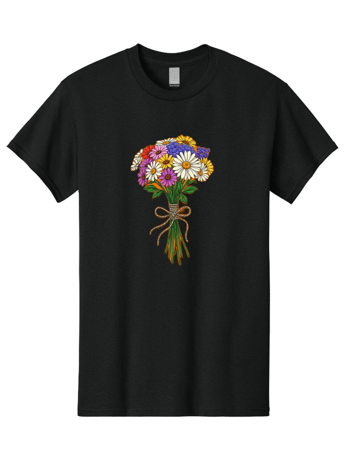 Colorful-Flower-Bouquet-2 Men'S Graphic Tee, 100% Cotton, Comfortable Casual Summer Wear, Machine Washable, Vintage Camera, Old Camera, Antique Camera, Black Camera, Classic Photography, Photography Equipment, Nostalgic Device, Film Camera, Bae978 15