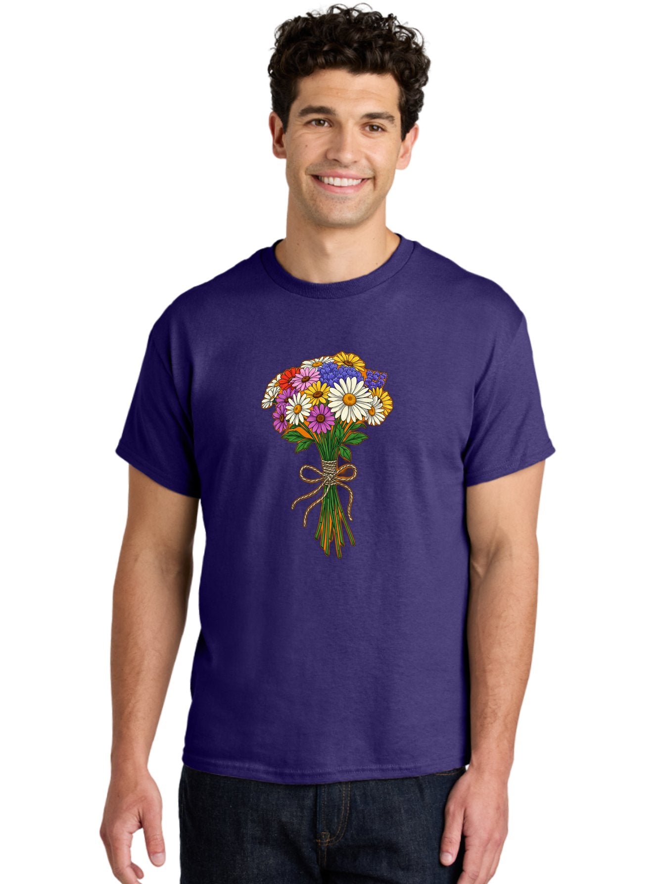 Colorful-Flower-Bouquet-2 Men'S Graphic Tee, 100% Cotton, Comfortable Casual Summer Wear, Machine Washable, Vintage Camera, Old Camera, Antique Camera, Black Camera, Classic Photography, Photography Equipment, Nostalgic Device, Film Camera, Bae978 27