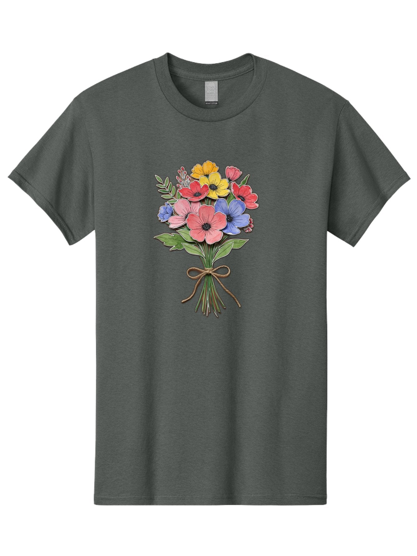 Colorful-Flower-Bouquet Men'S Graphic Tee, 100% Cotton, Comfortable Casual Summer Wear, Machine Washable, Vintage Camera, Old Camera, Antique Camera, Black Camera, Classic Photography, Photography Equipment, Nostalgic Device, Film Camera, Bae979 11