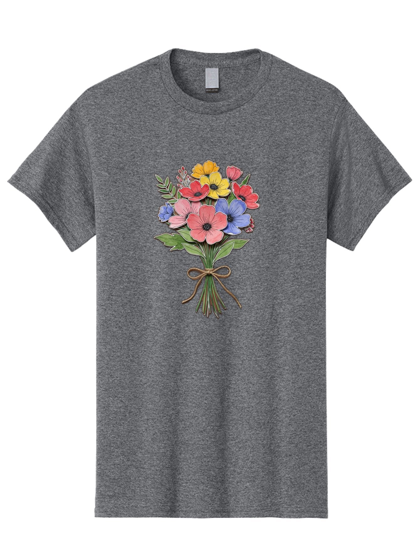 Colorful-Flower-Bouquet Men'S Graphic Tee, 100% Cotton, Comfortable Casual Summer Wear, Machine Washable, Vintage Camera, Old Camera, Antique Camera, Black Camera, Classic Photography, Photography Equipment, Nostalgic Device, Film Camera, Bae979 12