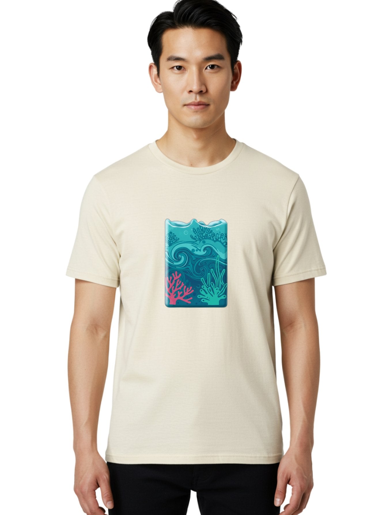 Coral-Reef-Wave Men'S Graphic Tee, 100% Cotton, Comfortable Casual Summer Wear, Machine Washable, Vintage Camera, Old Camera, Antique Camera, Black Camera, Classic Photography, Photography Equipment, Nostalgic Device, Film Camera, Camera Art Bae984 20