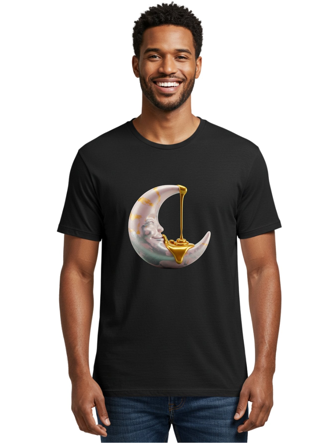 Crescent-Moon-Pouring-Oil Men'S Graphic Tee, 100% Cotton, Comfortable Casual Summer Wear, Machine Washable, Vintage Camera, Old Camera, Antique Camera, Black Camera, Classic Photography, Photography Equipment, Nostalgic Device, Film Camera, Bae988 30
