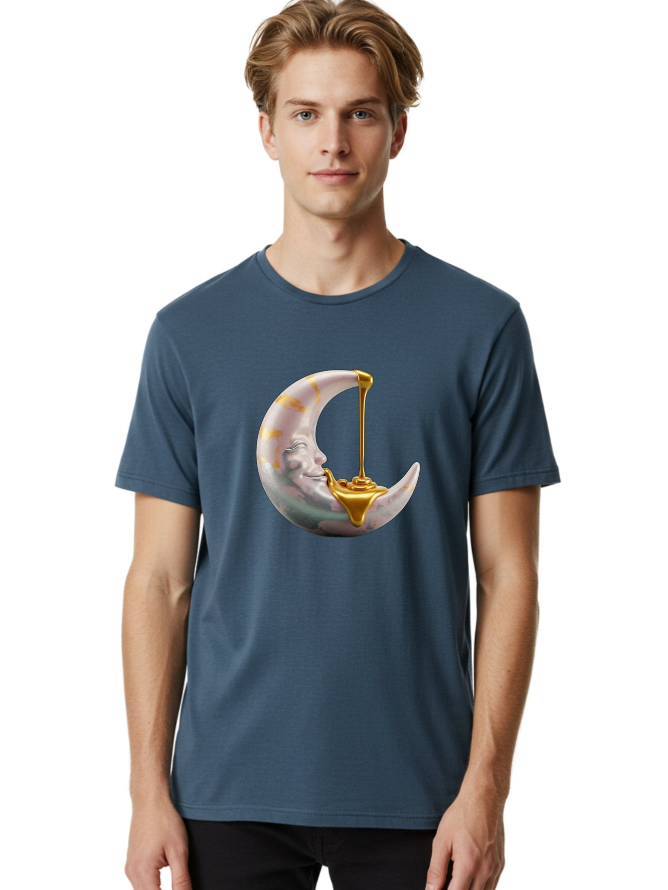 Crescent-Moon-Pouring-Oil Men'S Graphic Tee, 100% Cotton, Comfortable Casual Summer Wear, Machine Washable, Vintage Camera, Old Camera, Antique Camera, Black Camera, Classic Photography, Photography Equipment, Nostalgic Device, Film Camera, Bae988 18