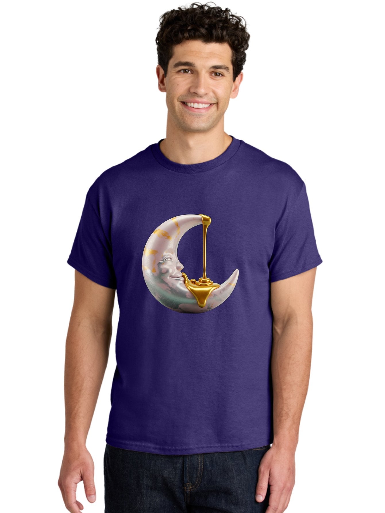 Crescent-Moon-Pouring-Oil Men'S Graphic Tee, 100% Cotton, Comfortable Casual Summer Wear, Machine Washable, Vintage Camera, Old Camera, Antique Camera, Black Camera, Classic Photography, Photography Equipment, Nostalgic Device, Film Camera, Bae988 19