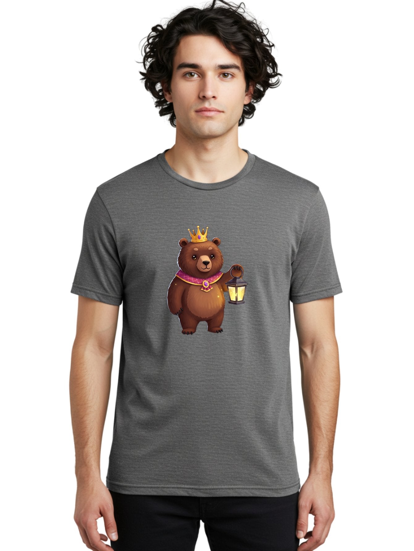 Crowned-Bear-With-Lantern Men'S Graphic Tee, 100% Cotton, Comfortable Casual Summer Wear, Machine Washable, Vintage Camera, Old Camera, Antique Camera, Black Camera, Classic Photography, Photography Equipment, Nostalgic Device, Film Camera, Bae989 24