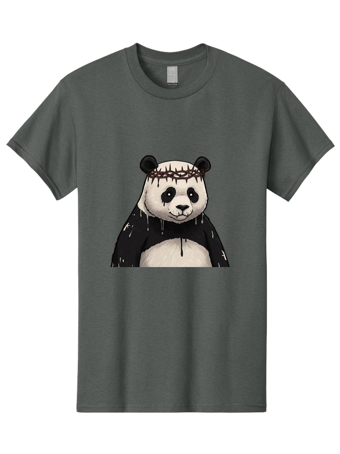 Crowned-Panda-1 Men'S Graphic Tee, 100% Cotton, Comfortable Casual Summer Wear, Machine Washable, Vintage Camera, Old Camera, Antique Camera, Black Camera, Classic Photography, Photography Equipment, Nostalgic Device, Film Camera, Camera Art Bae990 3