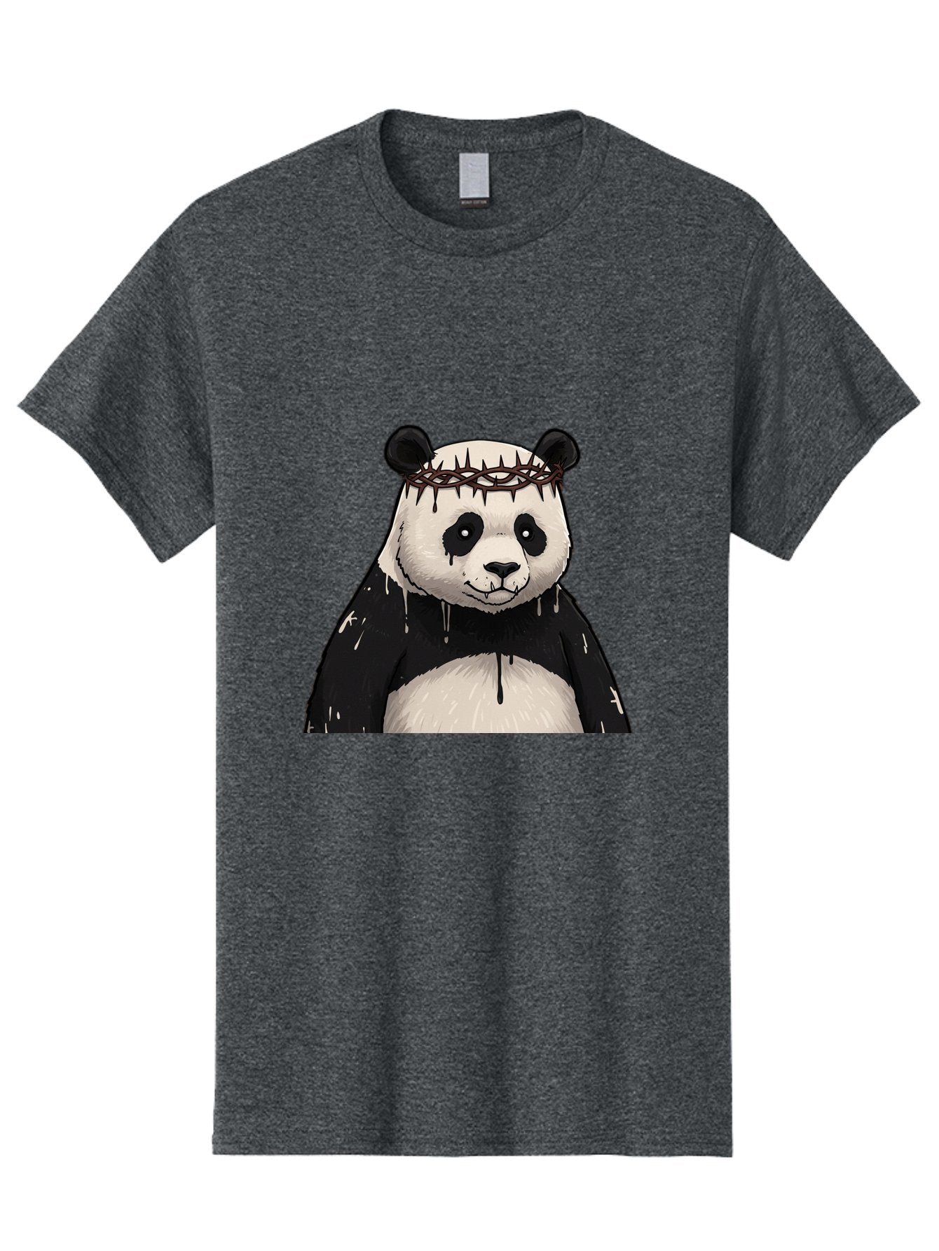 Crowned-Panda-1 Men'S Graphic Tee, 100% Cotton, Comfortable Casual Summer Wear, Machine Washable, Vintage Camera, Old Camera, Antique Camera, Black Camera, Classic Photography, Photography Equipment, Nostalgic Device, Film Camera, Camera Art Bae990 9