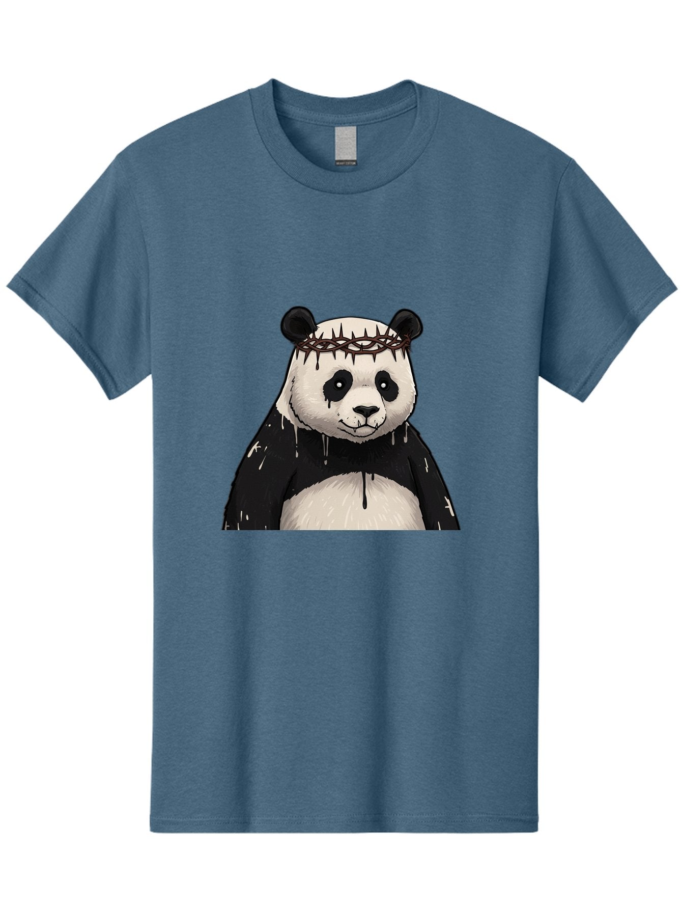 Crowned-Panda-1 Men'S Graphic Tee, 100% Cotton, Comfortable Casual Summer Wear, Machine Washable, Vintage Camera, Old Camera, Antique Camera, Black Camera, Classic Photography, Photography Equipment, Nostalgic Device, Film Camera, Camera Art Bae990