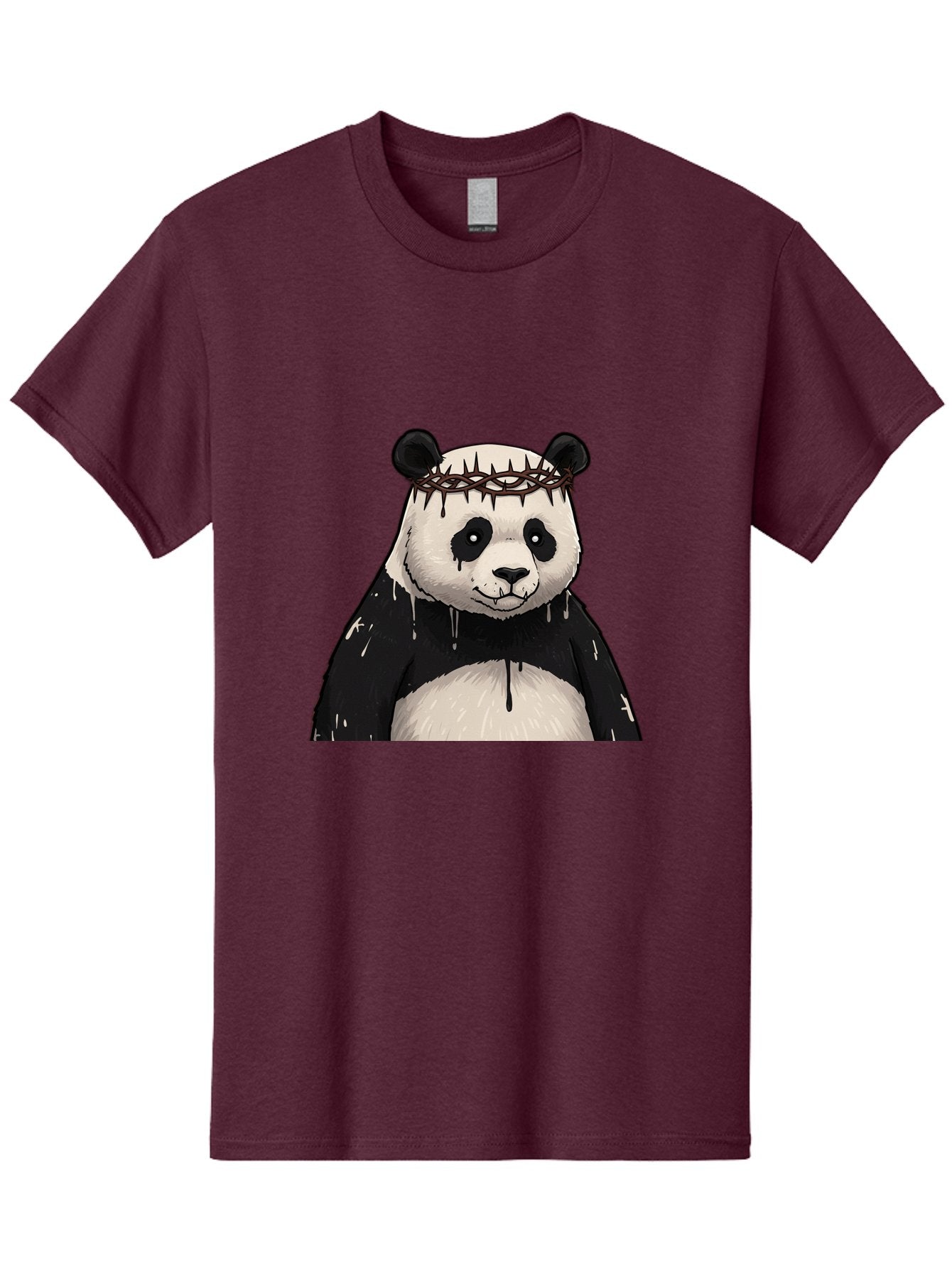 Crowned-Panda-1 Men'S Graphic Tee, 100% Cotton, Comfortable Casual Summer Wear, Machine Washable, Vintage Camera, Old Camera, Antique Camera, Black Camera, Classic Photography, Photography Equipment, Nostalgic Device, Film Camera, Camera Art Bae990 6