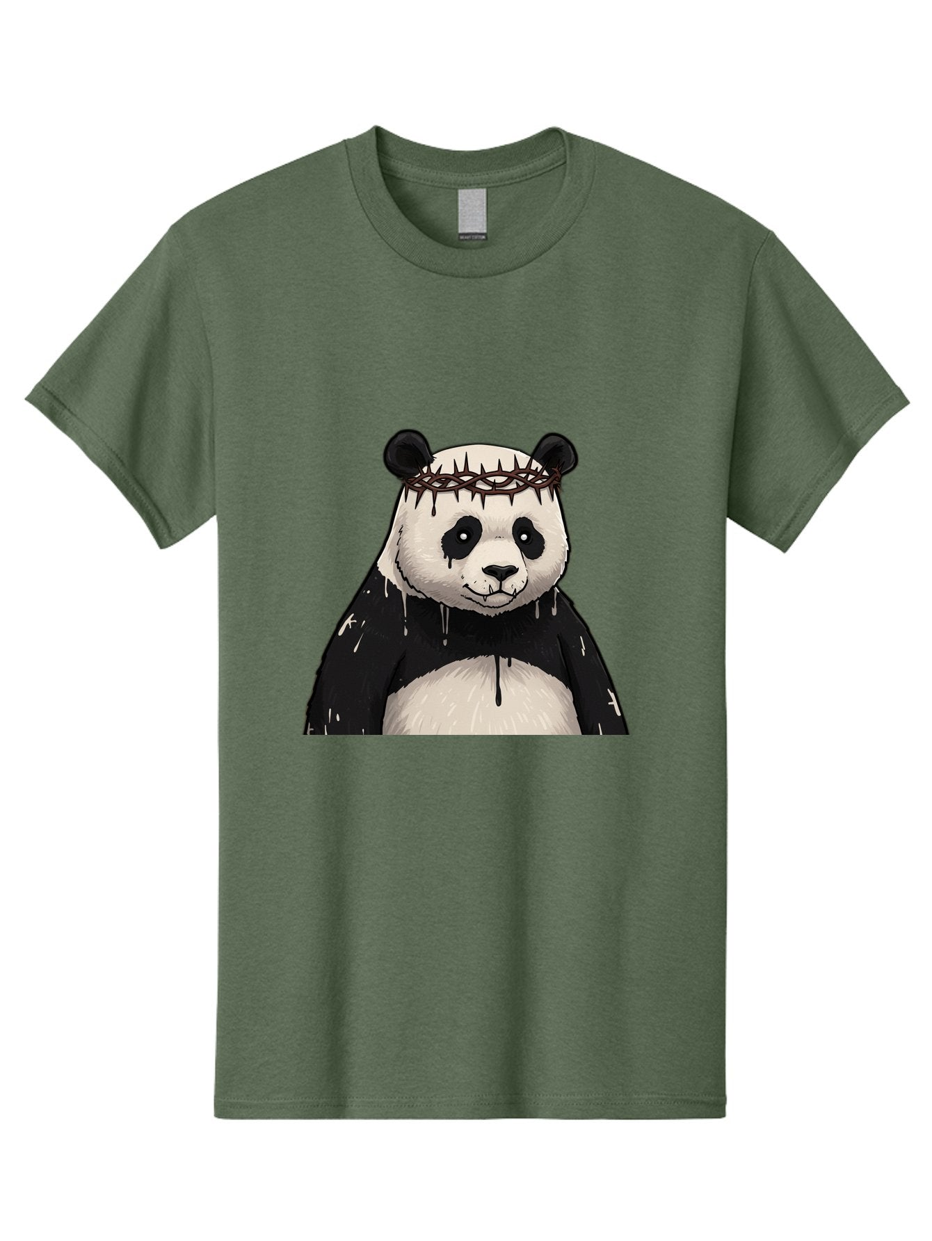 Crowned-Panda-1 Men'S Graphic Tee, 100% Cotton, Comfortable Casual Summer Wear, Machine Washable, Vintage Camera, Old Camera, Antique Camera, Black Camera, Classic Photography, Photography Equipment, Nostalgic Device, Film Camera, Camera Art Bae990 10