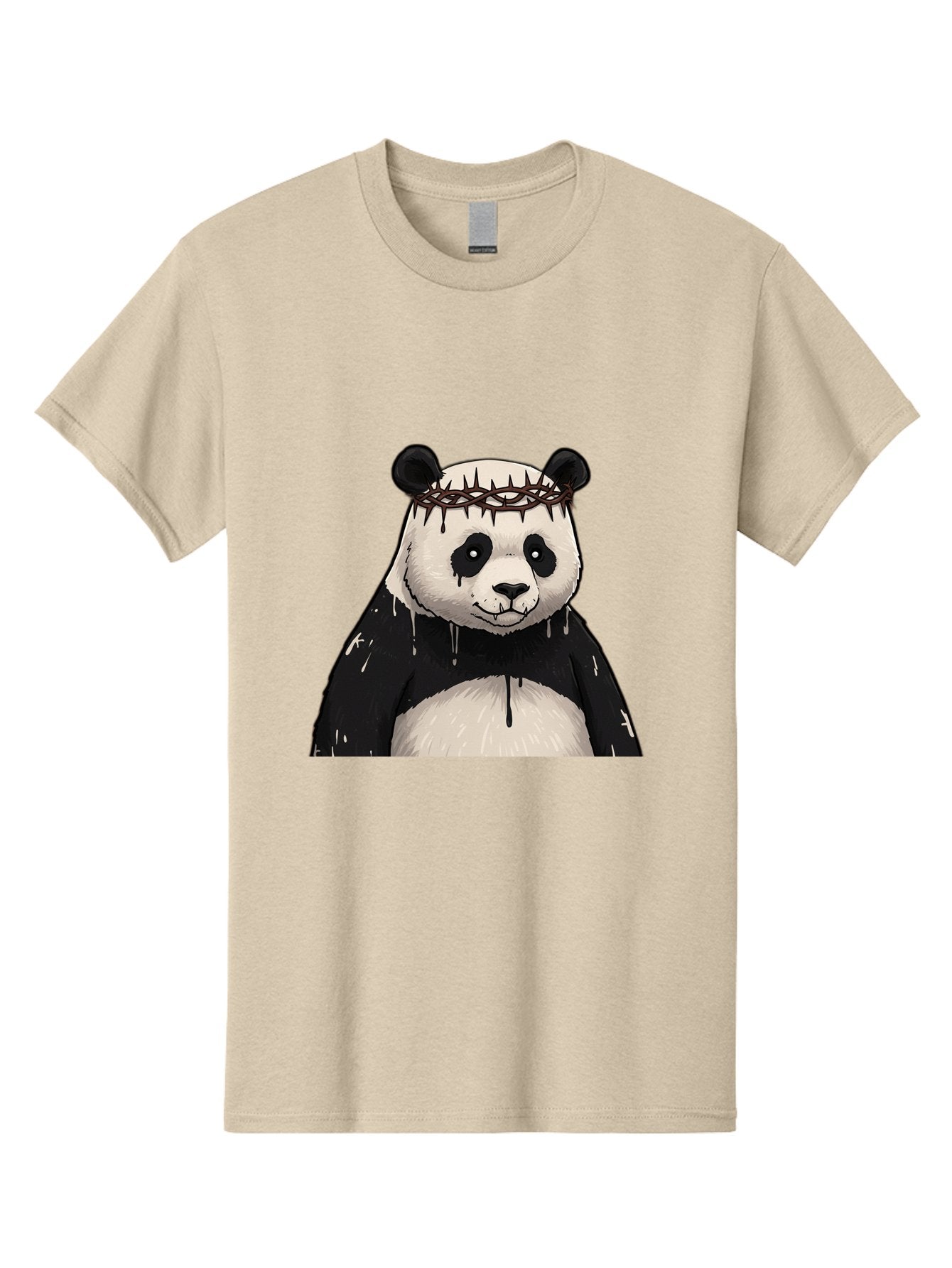 Crowned-Panda-1 Men'S Graphic Tee, 100% Cotton, Comfortable Casual Summer Wear, Machine Washable, Vintage Camera, Old Camera, Antique Camera, Black Camera, Classic Photography, Photography Equipment, Nostalgic Device, Film Camera, Camera Art Bae990