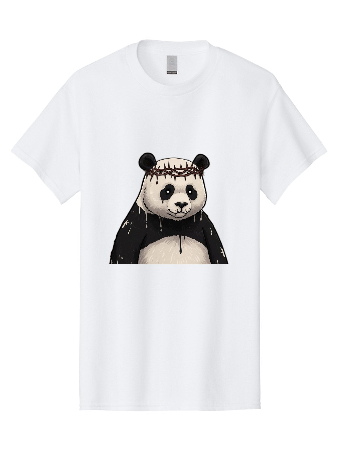 Crowned-Panda-1 Men'S Graphic Tee, 100% Cotton, Comfortable Casual Summer Wear, Machine Washable, Vintage Camera, Old Camera, Antique Camera, Black Camera, Classic Photography, Photography Equipment, Nostalgic Device, Film Camera, Camera Art Bae990 8