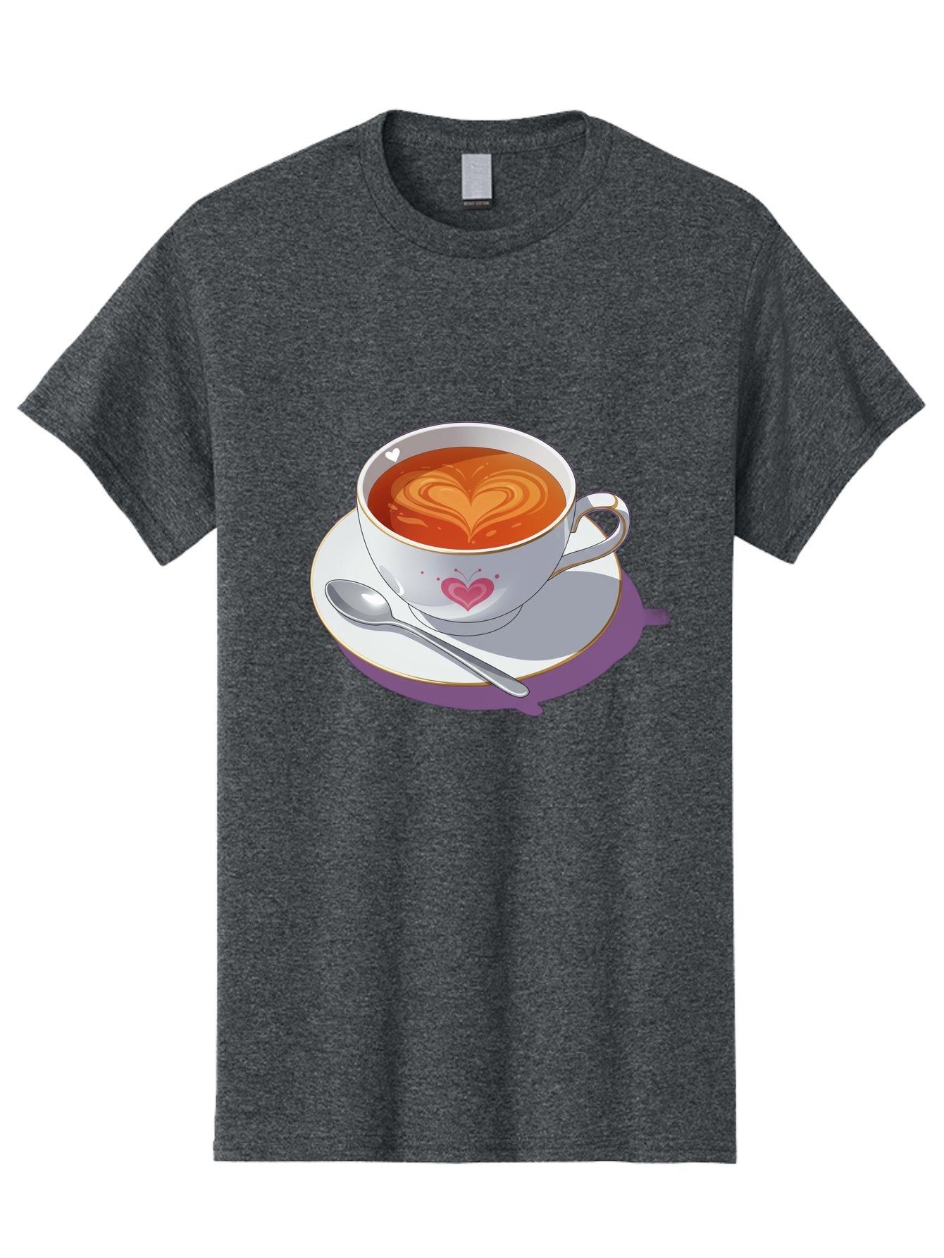 Cup-Of-Coffee-With-Heart Men'S Graphic Tee, 100% Cotton, Comfortable Casual Summer Wear, Machine Washable, Vintage Camera, Old Camera, Antique Camera, Black Camera, Classic Photography, Photography Equipment, Nostalgic Device, Film Camera, Bae995 3