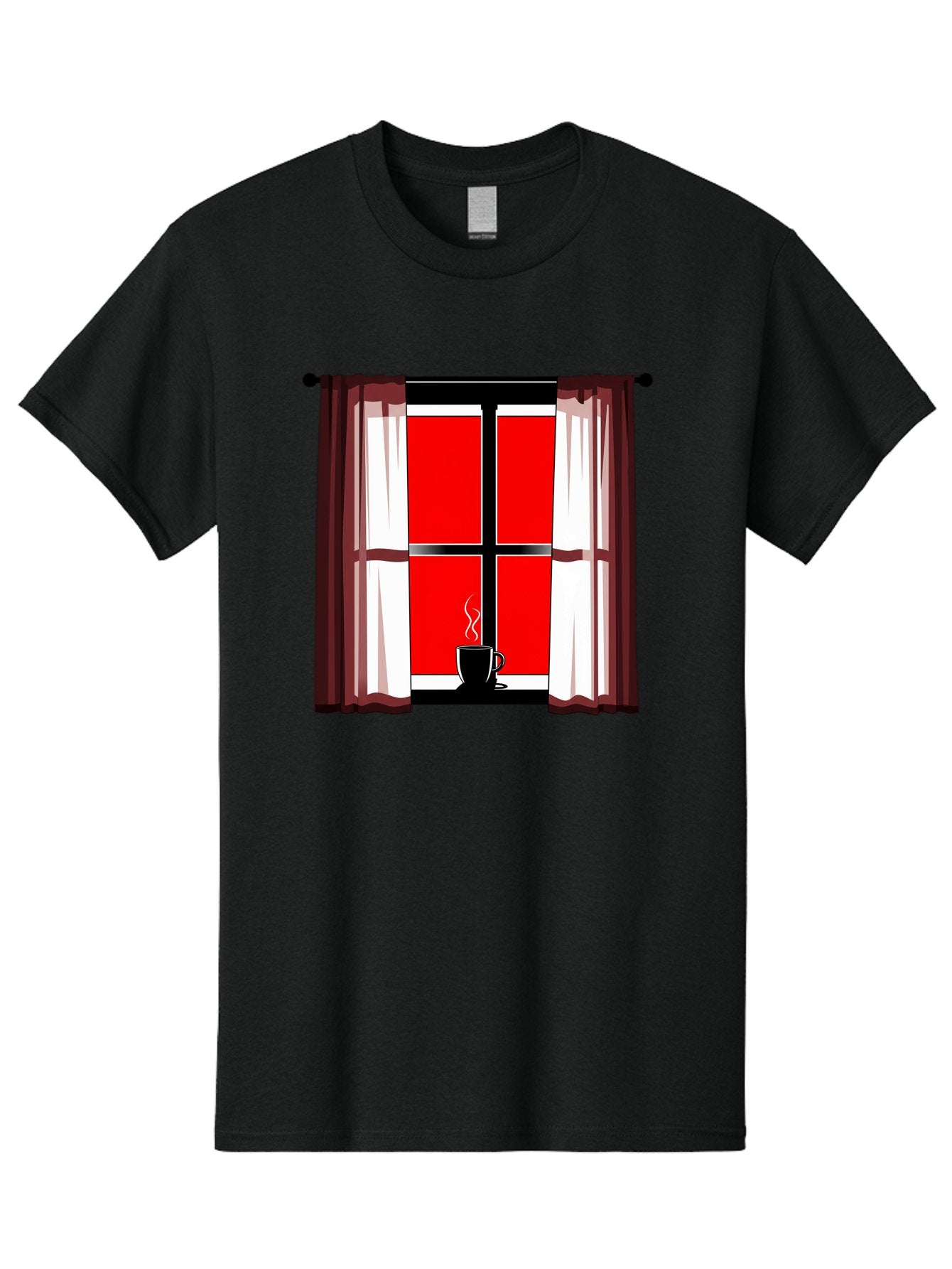 Cup-On-Windowsill Men'S Graphic Tee, 100% Cotton, Comfortable Casual Summer Wear, Machine Washable, Vintage Camera, Old Camera, Antique Camera, Black Camera, Classic Photography, Photography Equipment, Nostalgic Device, Film Camera, Camera Art Bae998 8
