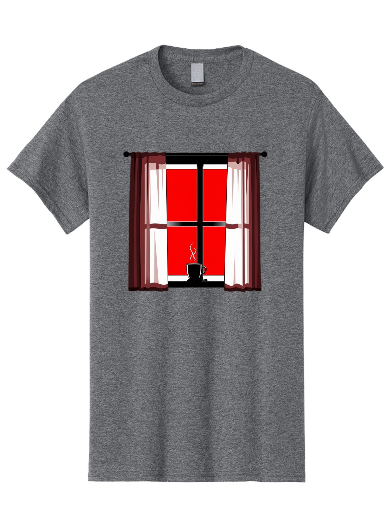 Cup-On-Windowsill Men'S Graphic Tee, 100% Cotton, Comfortable Casual Summer Wear, Machine Washable, Vintage Camera, Old Camera, Antique Camera, Black Camera, Classic Photography, Photography Equipment, Nostalgic Device, Film Camera, Camera Art Bae998 6