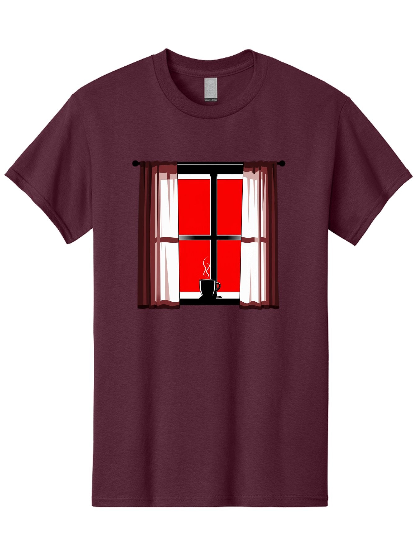 Cup-On-Windowsill Men'S Graphic Tee, 100% Cotton, Comfortable Casual Summer Wear, Machine Washable, Vintage Camera, Old Camera, Antique Camera, Black Camera, Classic Photography, Photography Equipment, Nostalgic Device, Film Camera, Camera Art Bae998 15