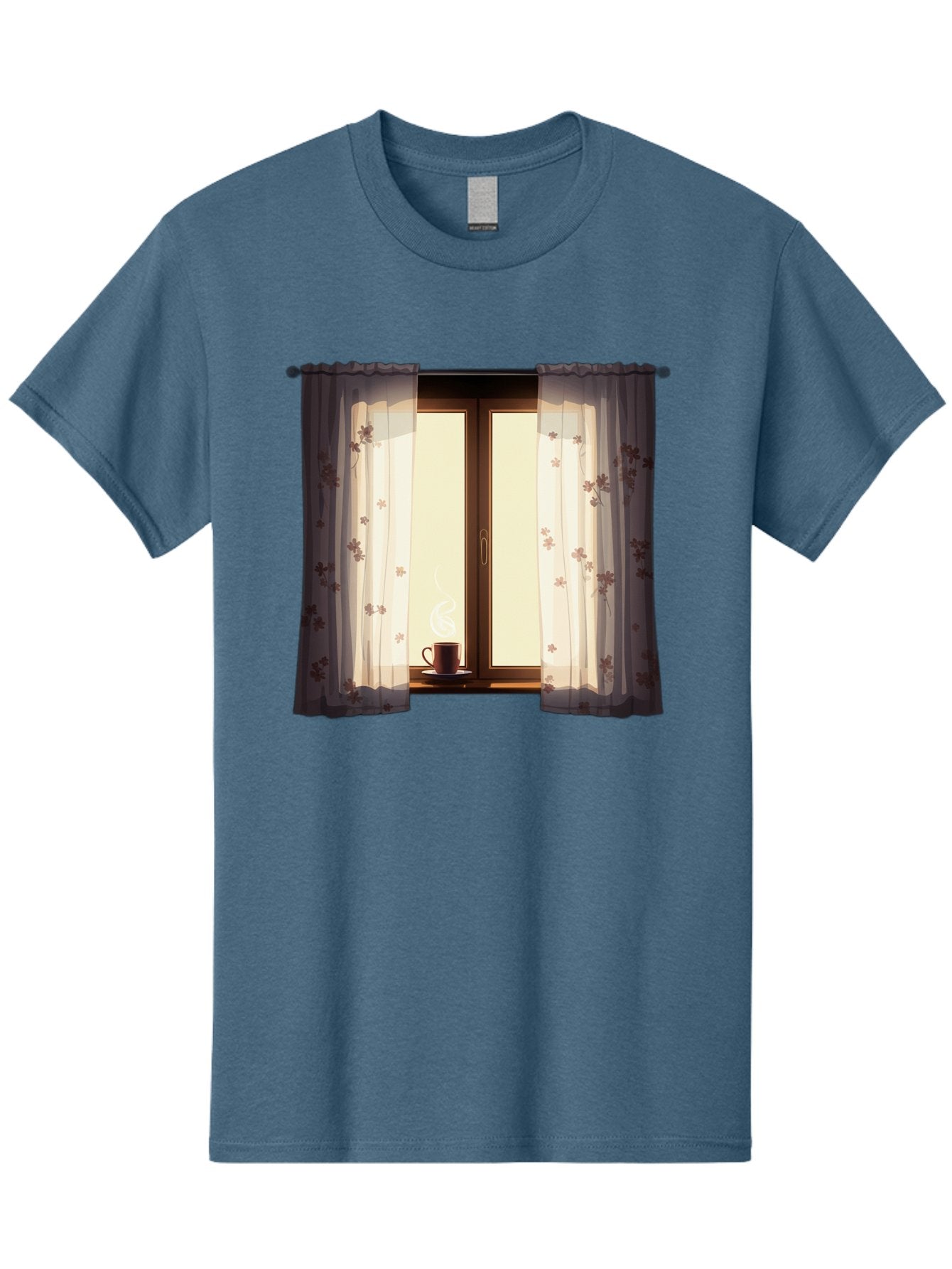 Curtains-Coffee-Cup Men'S Graphic Tee, 100% Cotton, Comfortable Casual Summer Wear, Machine Washable, Vintage Camera, Old Camera, Antique Camera, Black Camera, Classic Photography, Photography Equipment, Nostalgic Device, Film Camera, Bae999