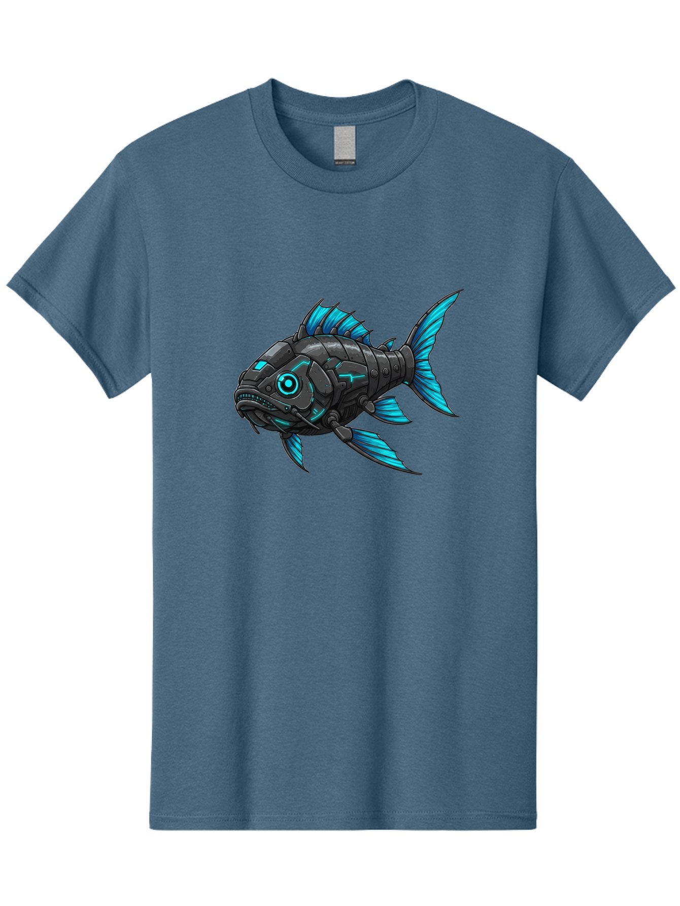 Cyber-Fish-1 Men'S Graphic Tee, 100% Cotton, Comfortable Casual Summer Wear, Machine Washable, Vintage Camera, Old Camera, Antique Camera, Black Camera, Classic Photography, Photography Equipment, Nostalgic Device, Film Camera, Camera Art Baf005 11