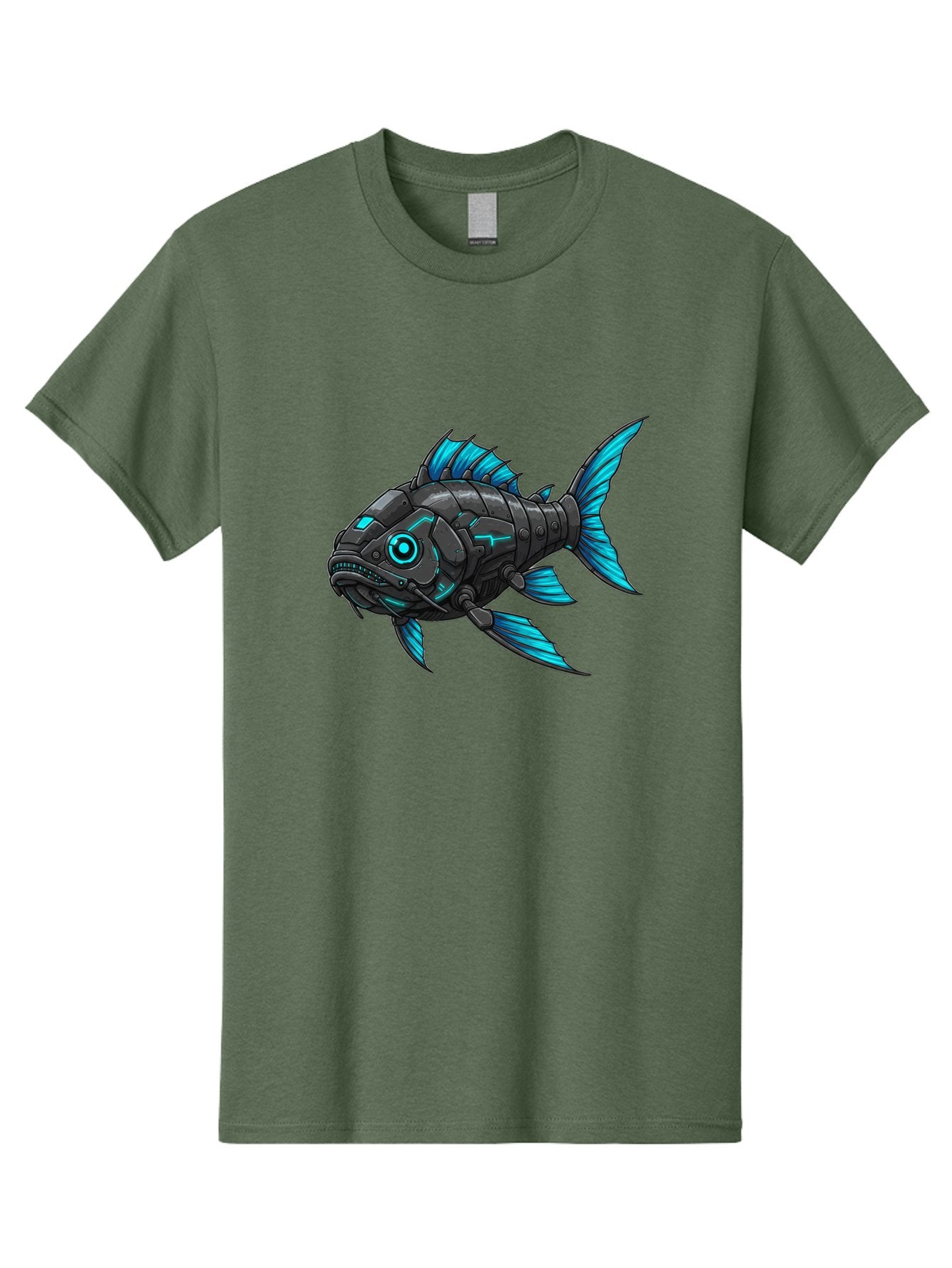 Cyber-Fish-1 Men'S Graphic Tee, 100% Cotton, Comfortable Casual Summer Wear, Machine Washable, Vintage Camera, Old Camera, Antique Camera, Black Camera, Classic Photography, Photography Equipment, Nostalgic Device, Film Camera, Camera Art Baf005 6