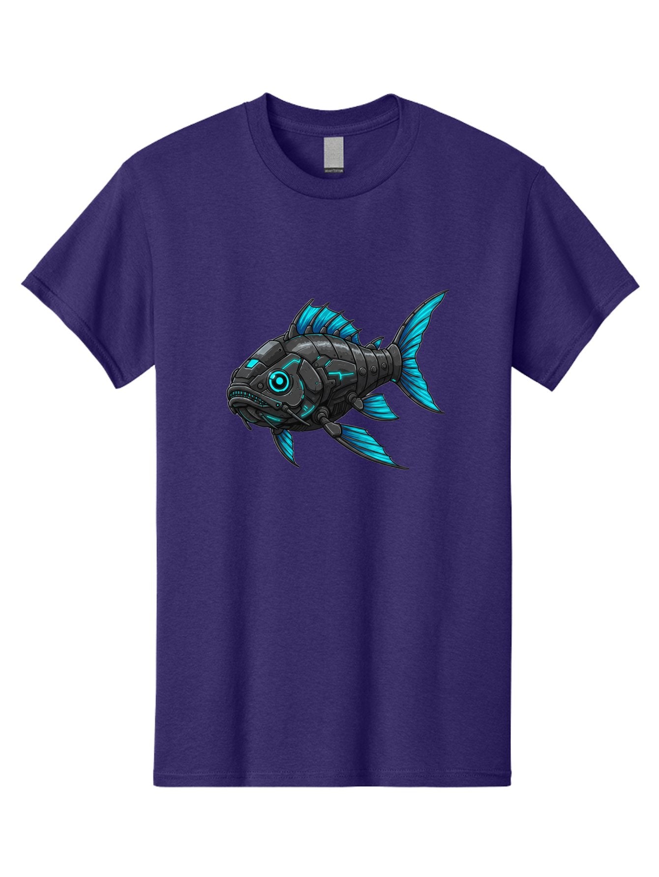 Cyber-Fish-1 Men'S Graphic Tee, 100% Cotton, Comfortable Casual Summer Wear, Machine Washable, Vintage Camera, Old Camera, Antique Camera, Black Camera, Classic Photography, Photography Equipment, Nostalgic Device, Film Camera, Camera Art Baf005 3