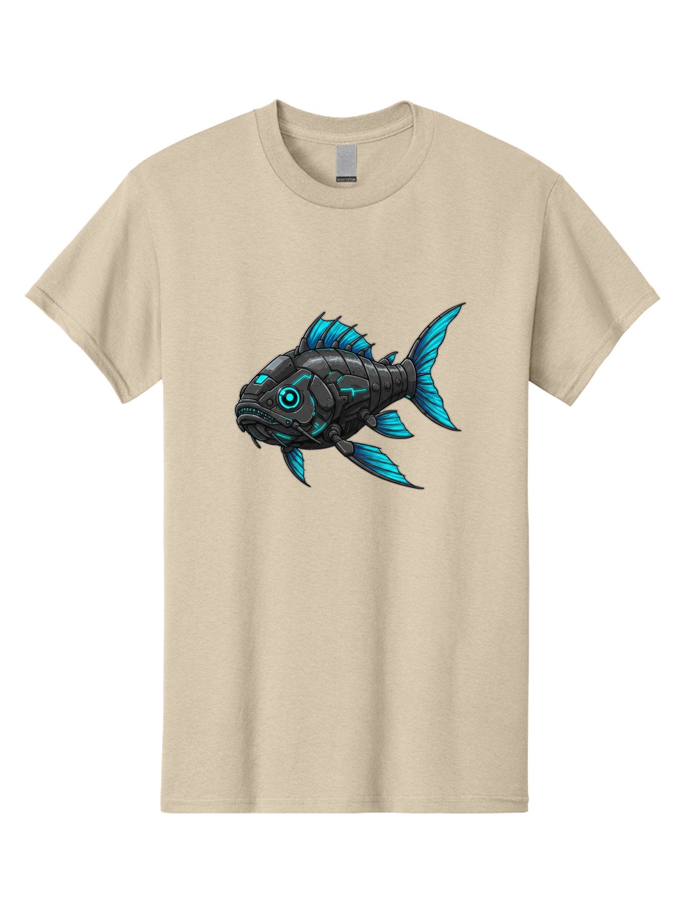 Cyber-Fish-1 Men'S Graphic Tee, 100% Cotton, Comfortable Casual Summer Wear, Machine Washable, Vintage Camera, Old Camera, Antique Camera, Black Camera, Classic Photography, Photography Equipment, Nostalgic Device, Film Camera, Camera Art Baf005 10