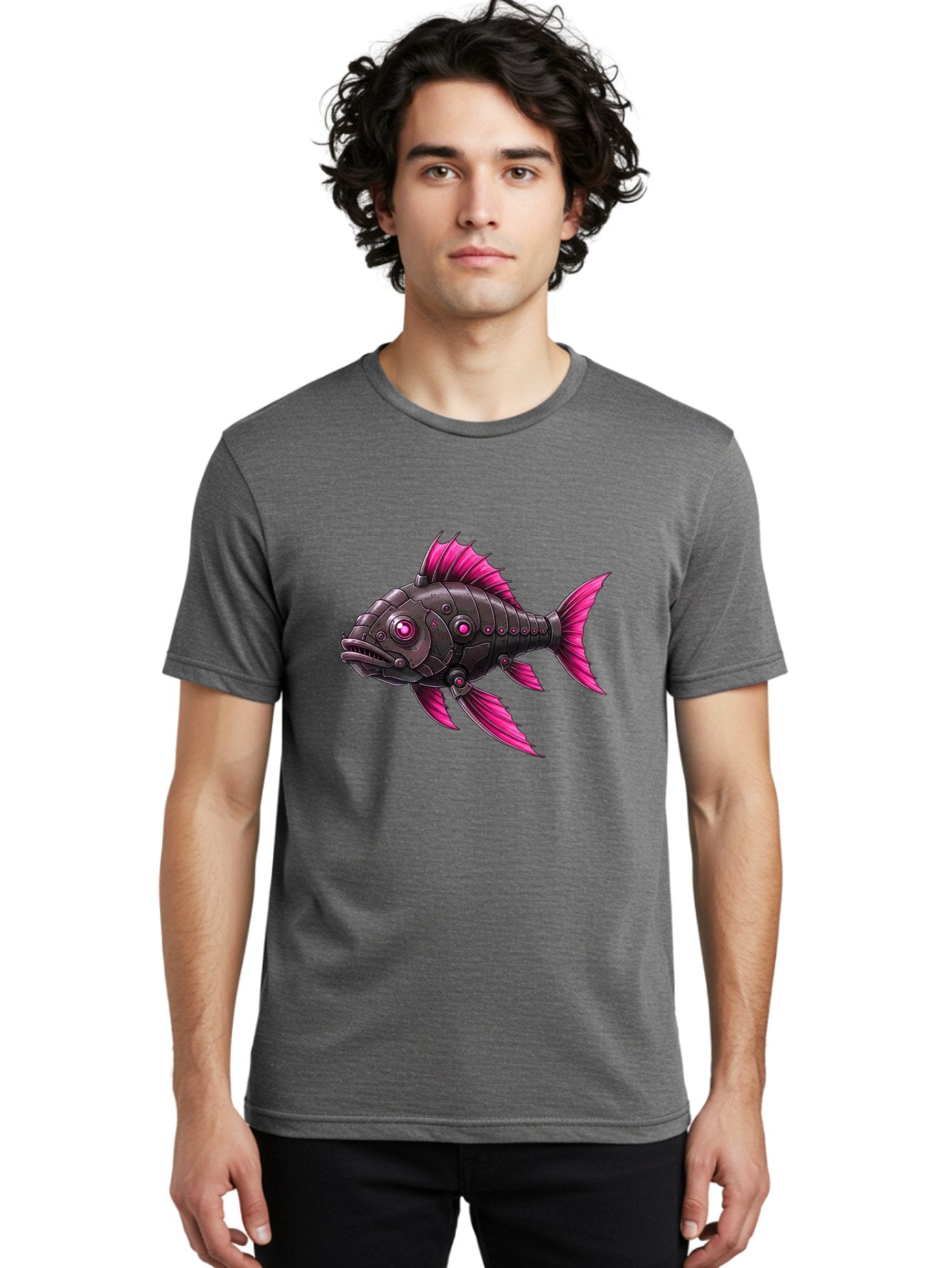 Cyber-Fish Men'S Graphic Tee, 100% Cotton, Comfortable Casual Summer Wear, Machine Washable, Vintage Camera, Old Camera, Antique Camera, Black Camera, Classic Photography, Photography Equipment, Nostalgic Device, Film Camera, Camera Art Baf006 29
