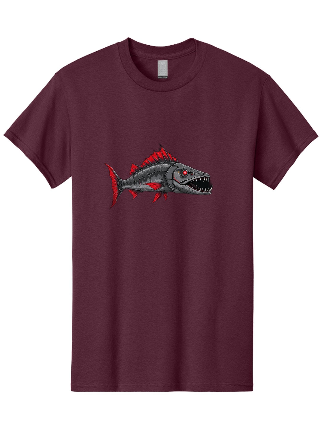 Cyborg-Shark Men'S Graphic Tee, 100% Cotton, Comfortable Casual Summer Wear, Machine Washable, Vintage Camera, Old Camera, Antique Camera, Black Camera, Classic Photography, Photography Equipment, Nostalgic Device, Film Camera, Camera Art Baf013 5