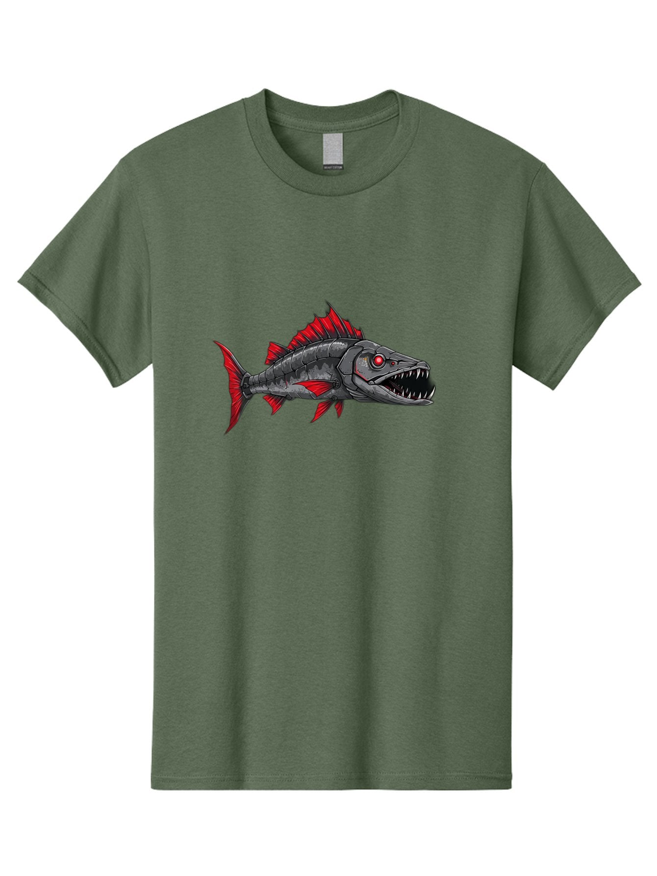 Cyborg-Shark Men'S Graphic Tee, 100% Cotton, Comfortable Casual Summer Wear, Machine Washable, Vintage Camera, Old Camera, Antique Camera, Black Camera, Classic Photography, Photography Equipment, Nostalgic Device, Film Camera, Camera Art Baf013 8